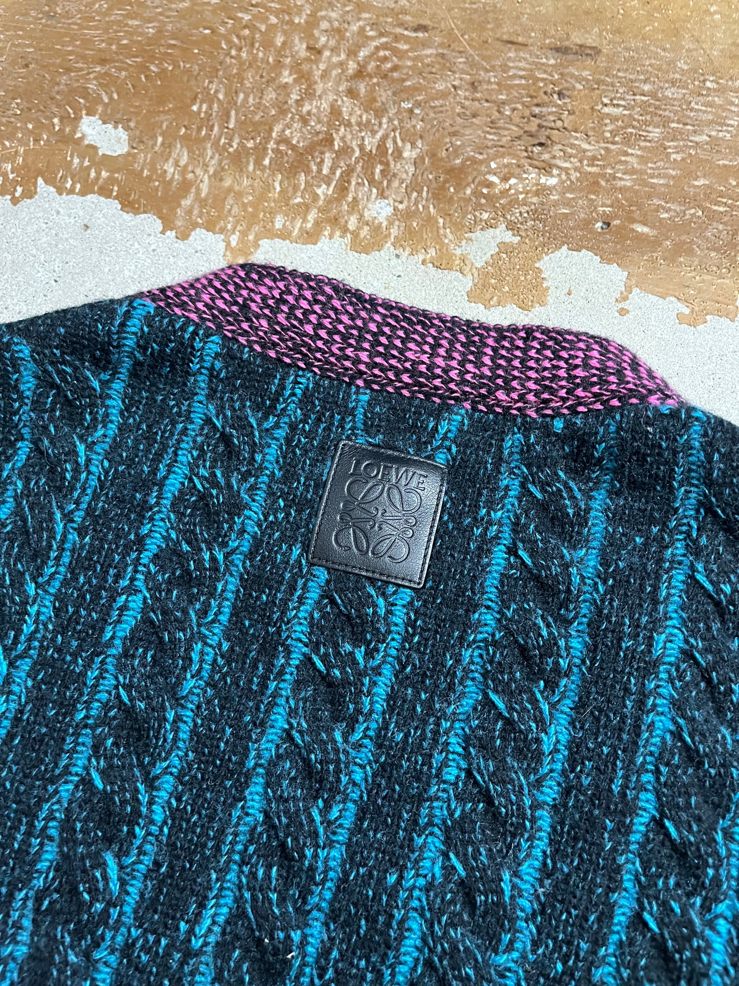 LOEWE SAMPLE knit cardigan sweater -