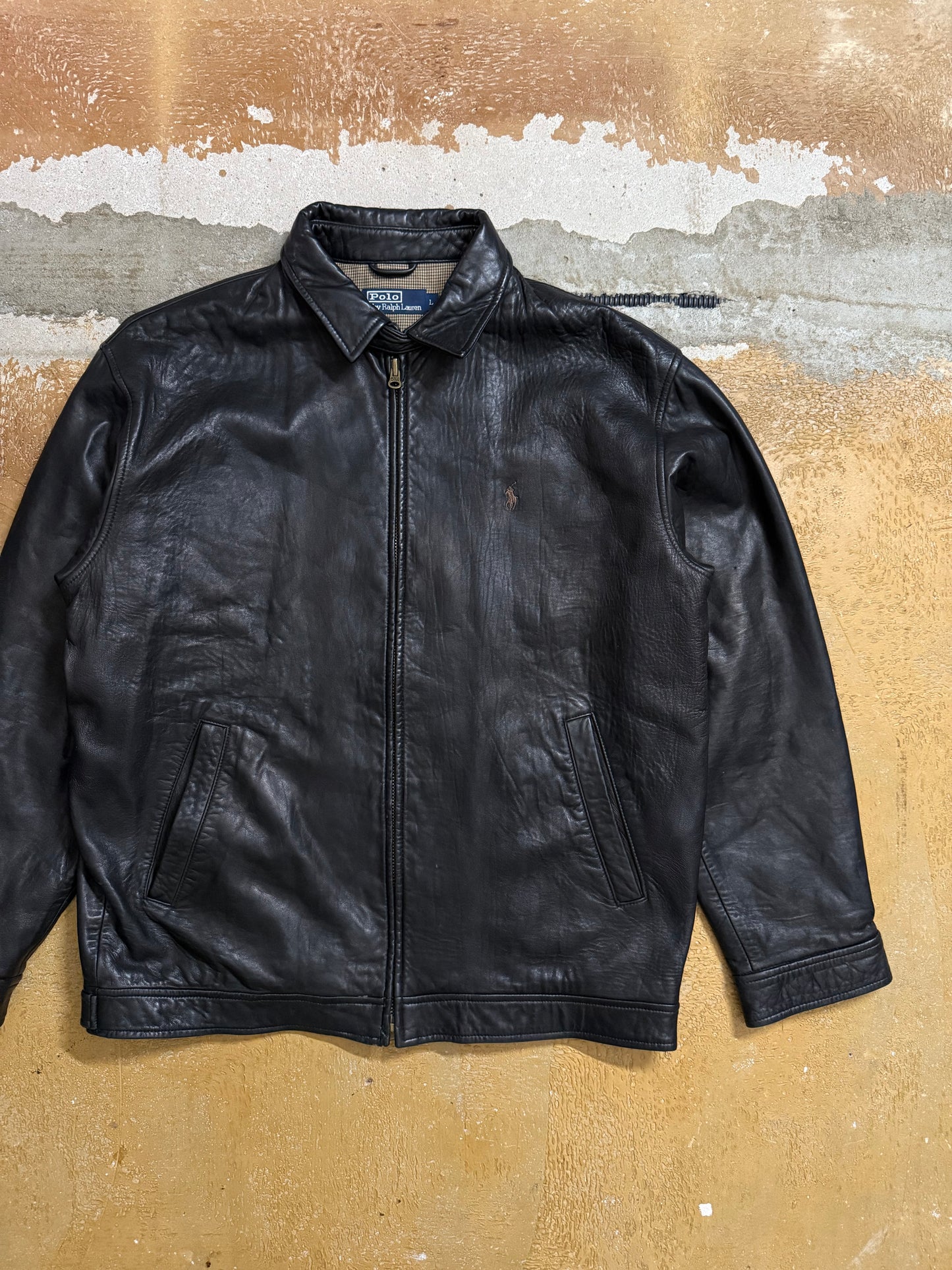 Ralph Lauren 100% lambs leather jacket - L