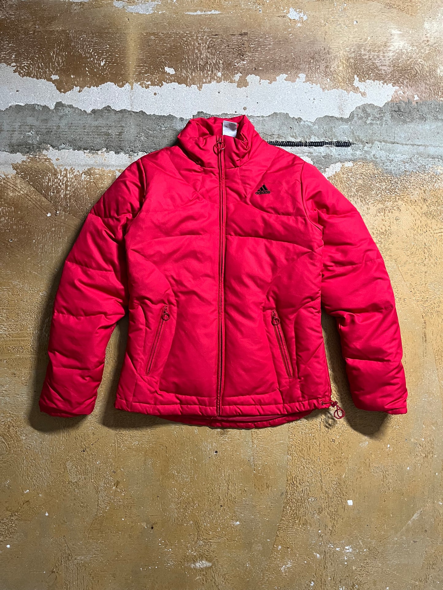 Adidas vintage puffer down jacket - S