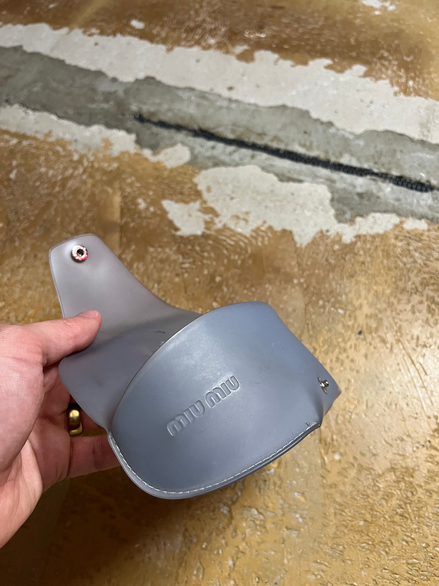 Miu Miu vintage shield sunglasses + box