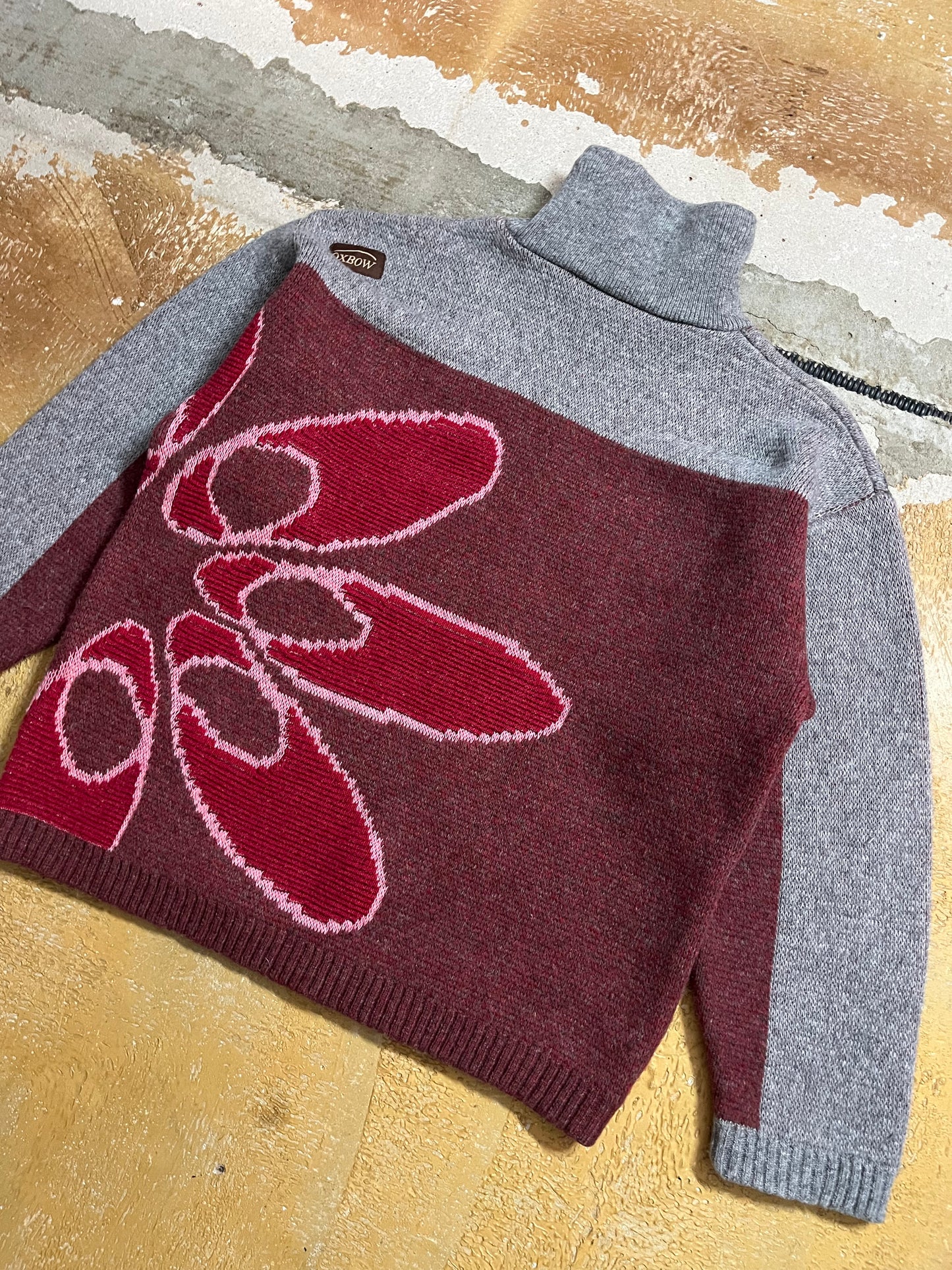 Oxbow vintage ski heavy knit sweater - S