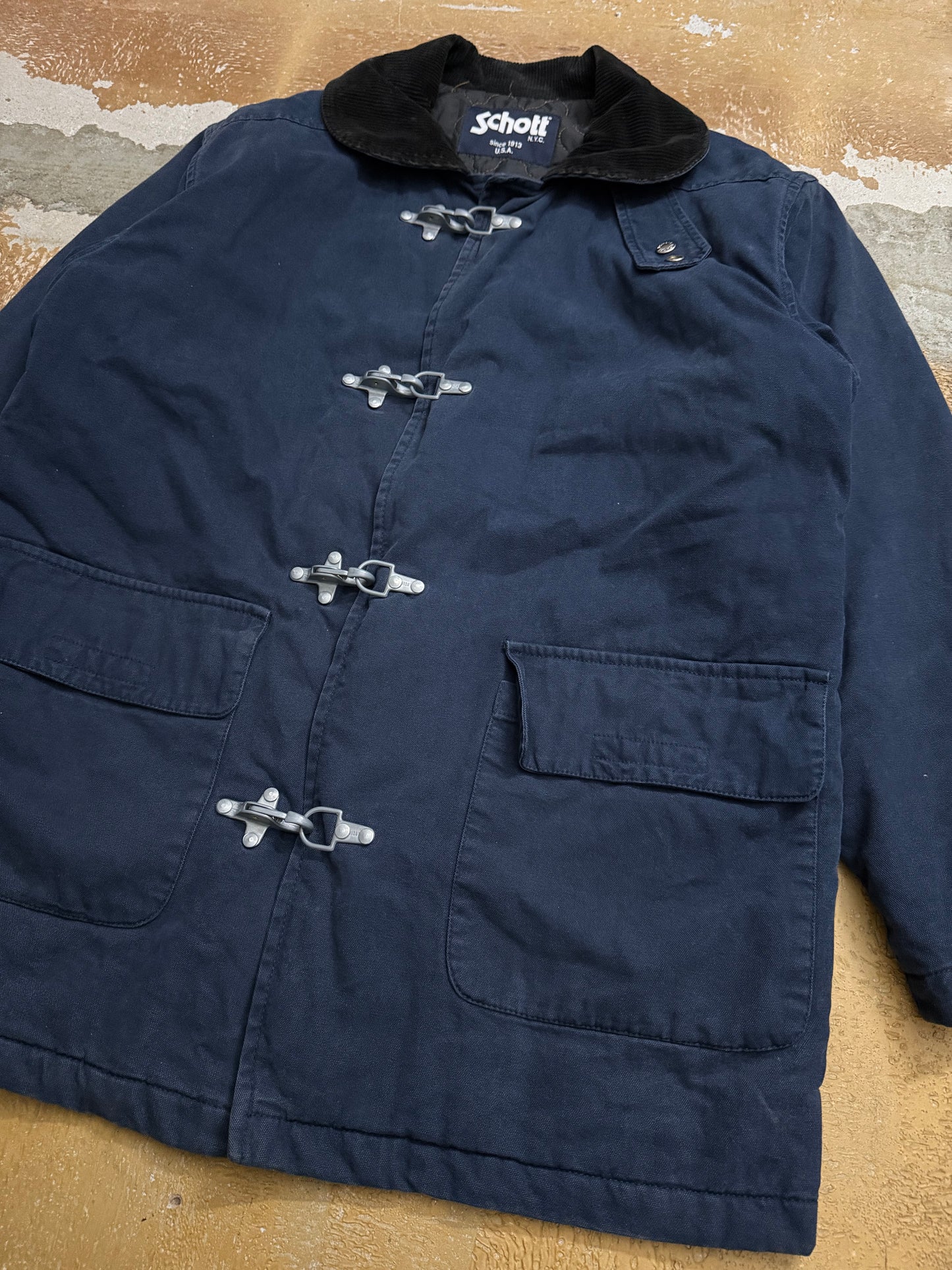 Schott fireman clasp winter jacket - L