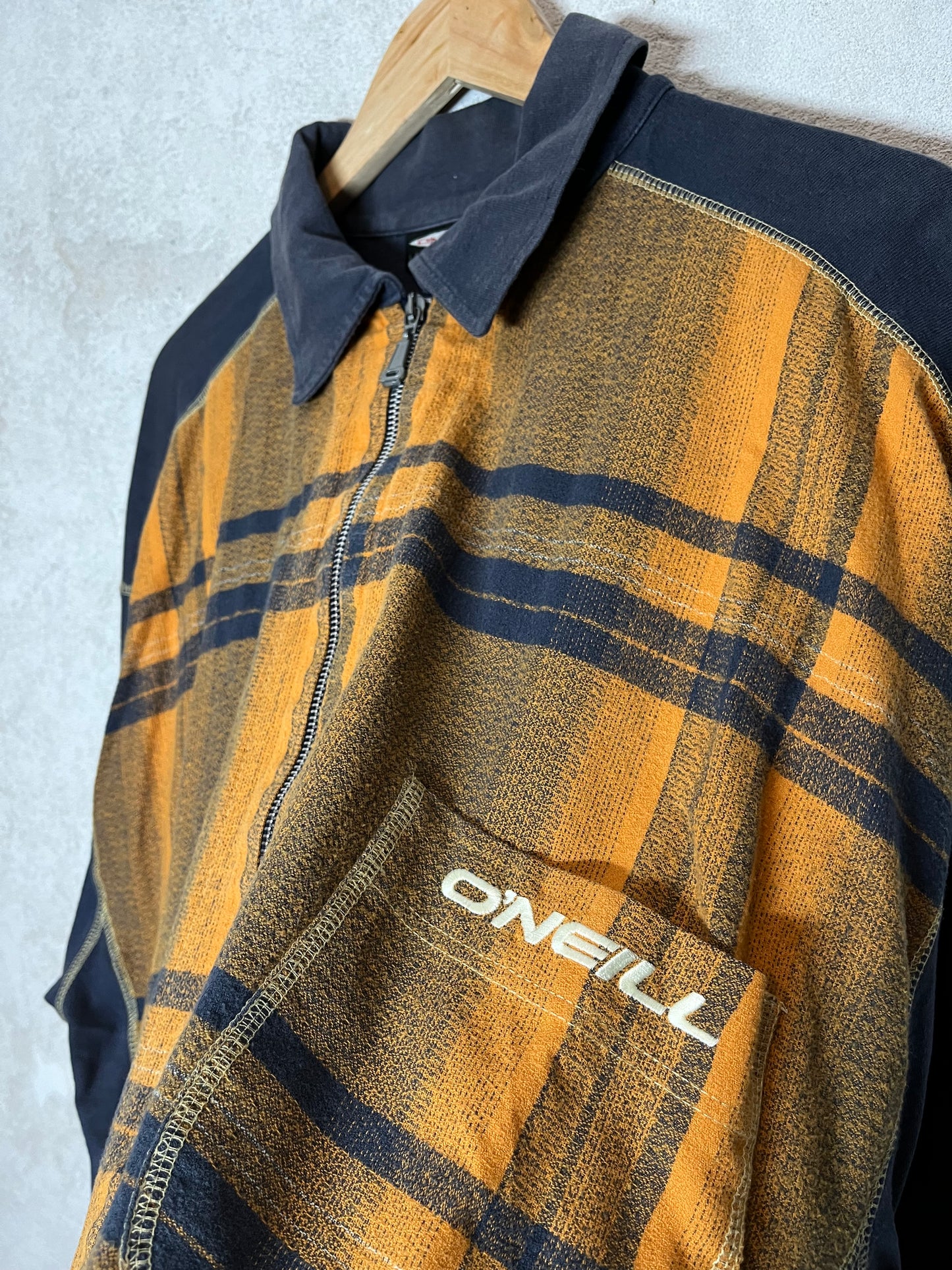 O’neill vintage overshirt zip-up jacket - XL