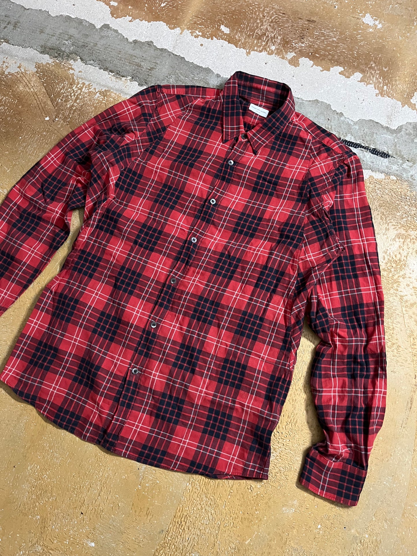 Dries van Noten checkered overshirt - L
