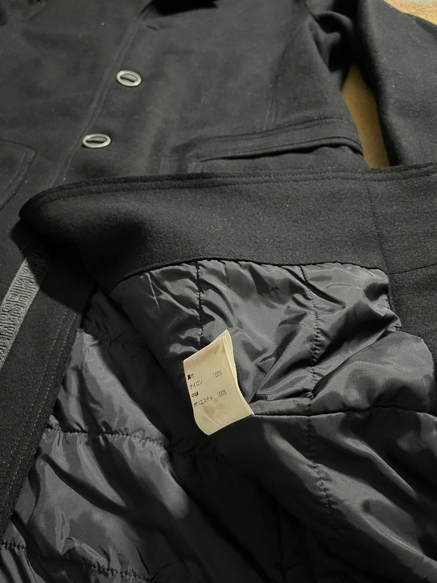 Dirk Bikkembergs wool puffer long coat - XL