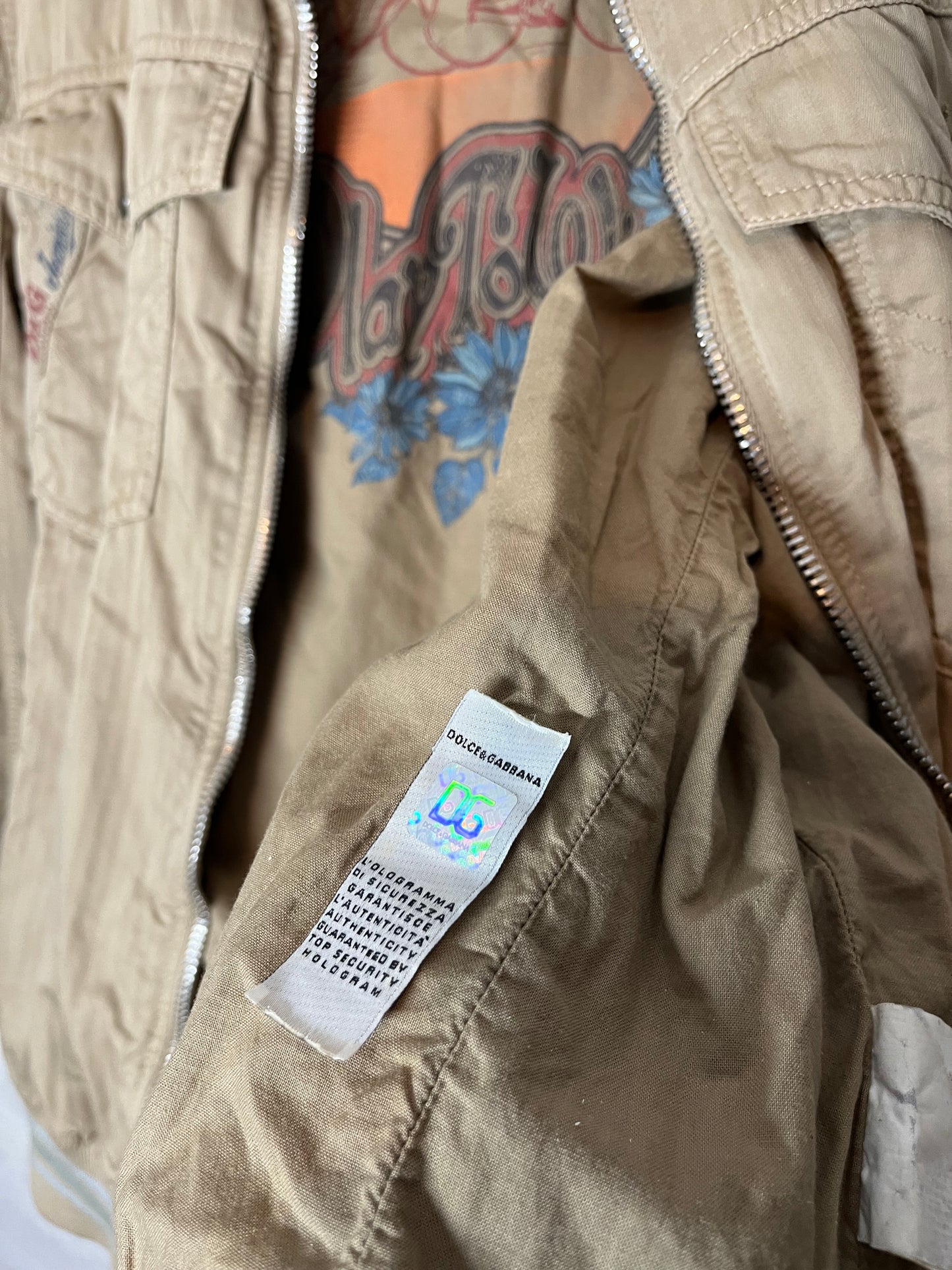 Dolce & Gabbana vintage canvas jacket - M