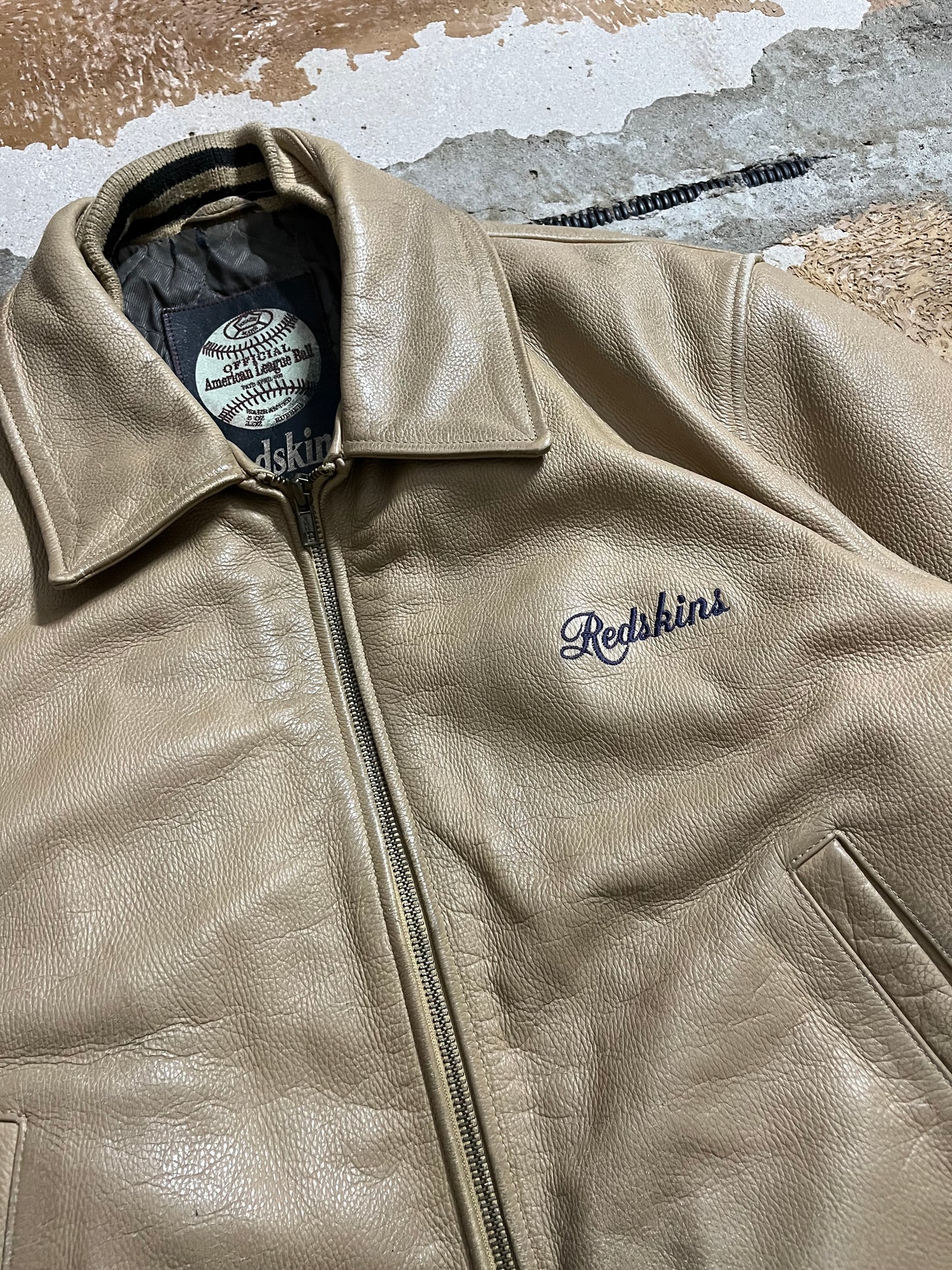 Redskins Leather Jacket - L