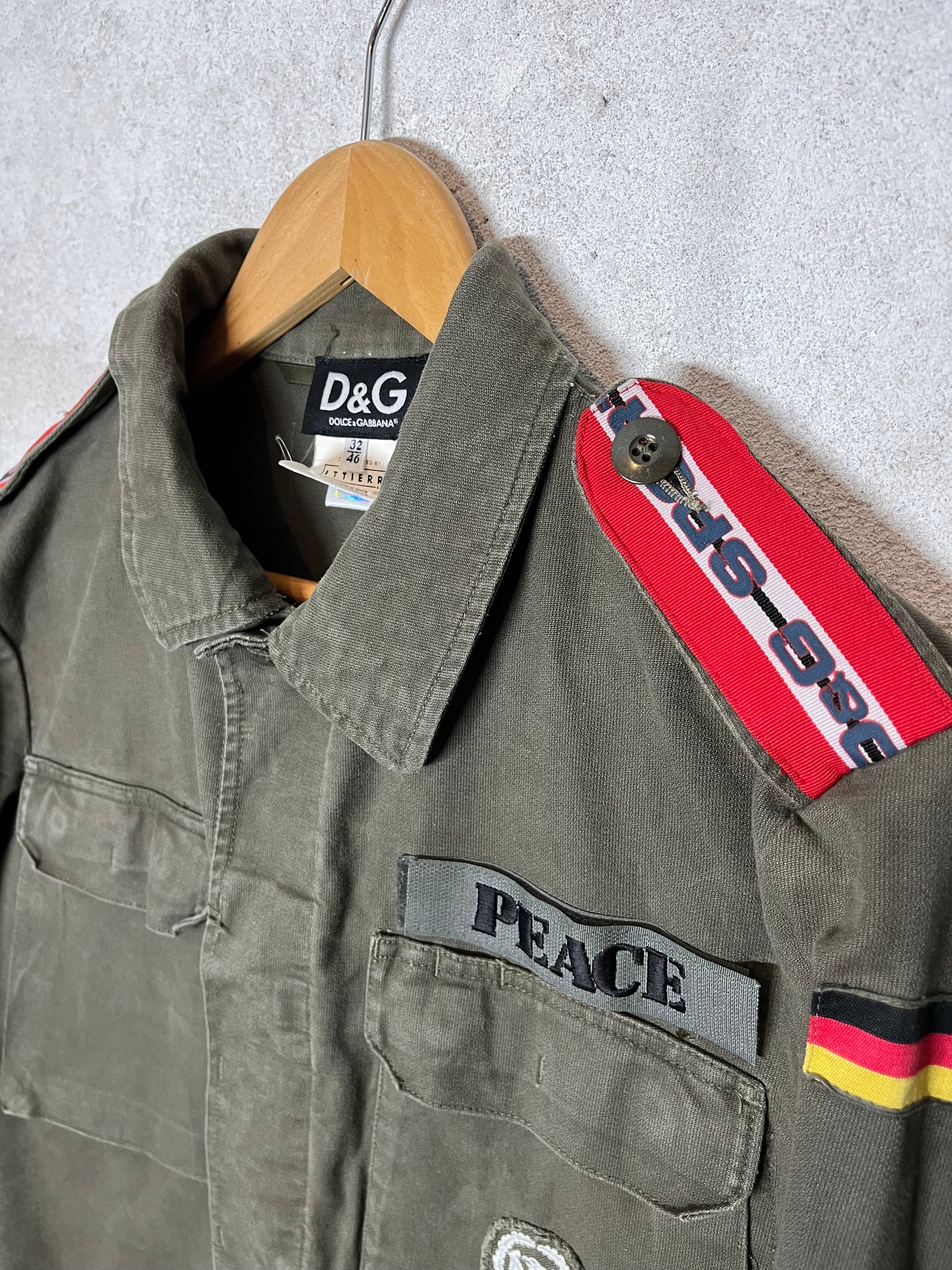 Dolce & Gabbana military peace jacket - L