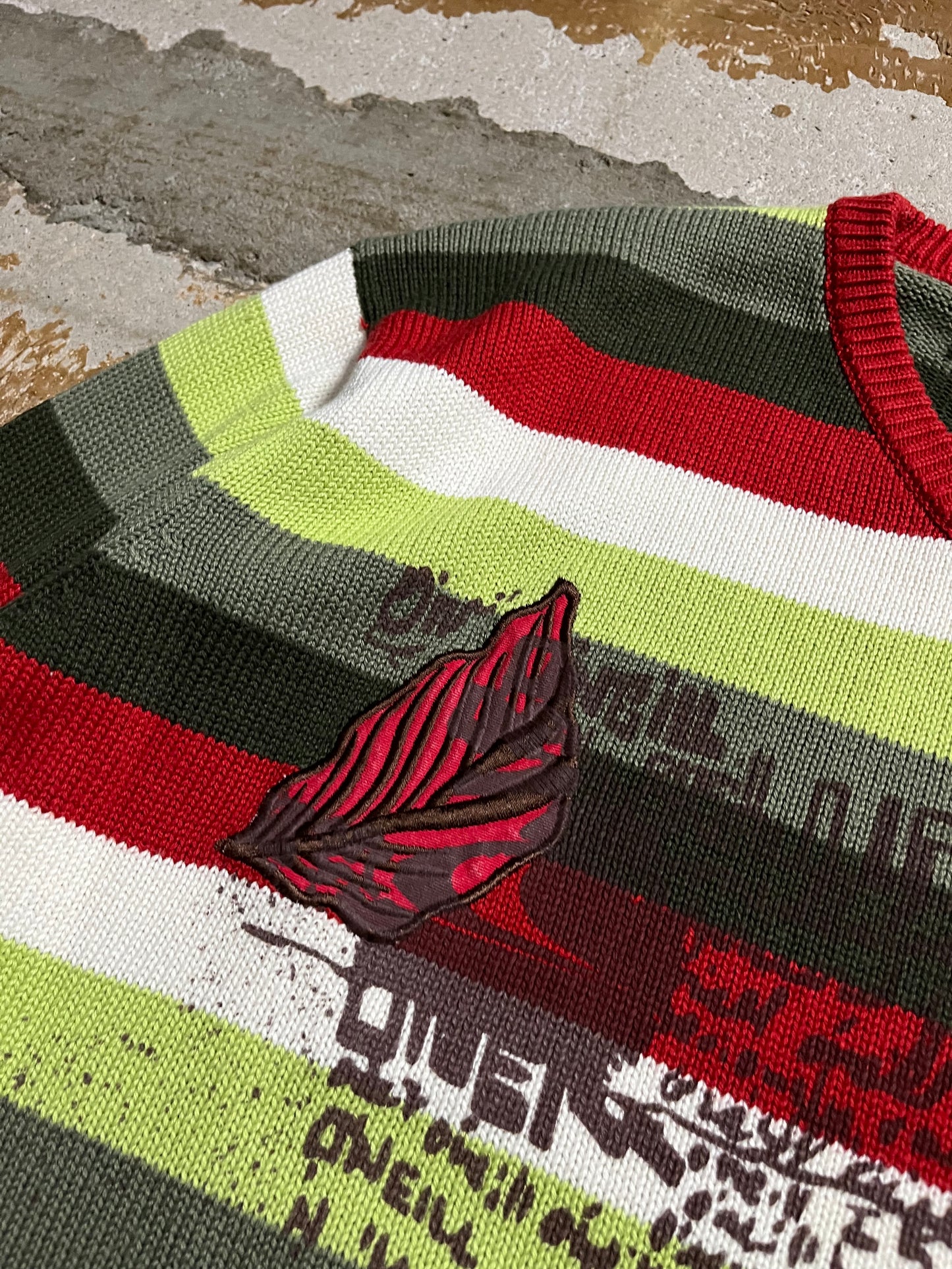 O’neill vintage striped knit sweater - M