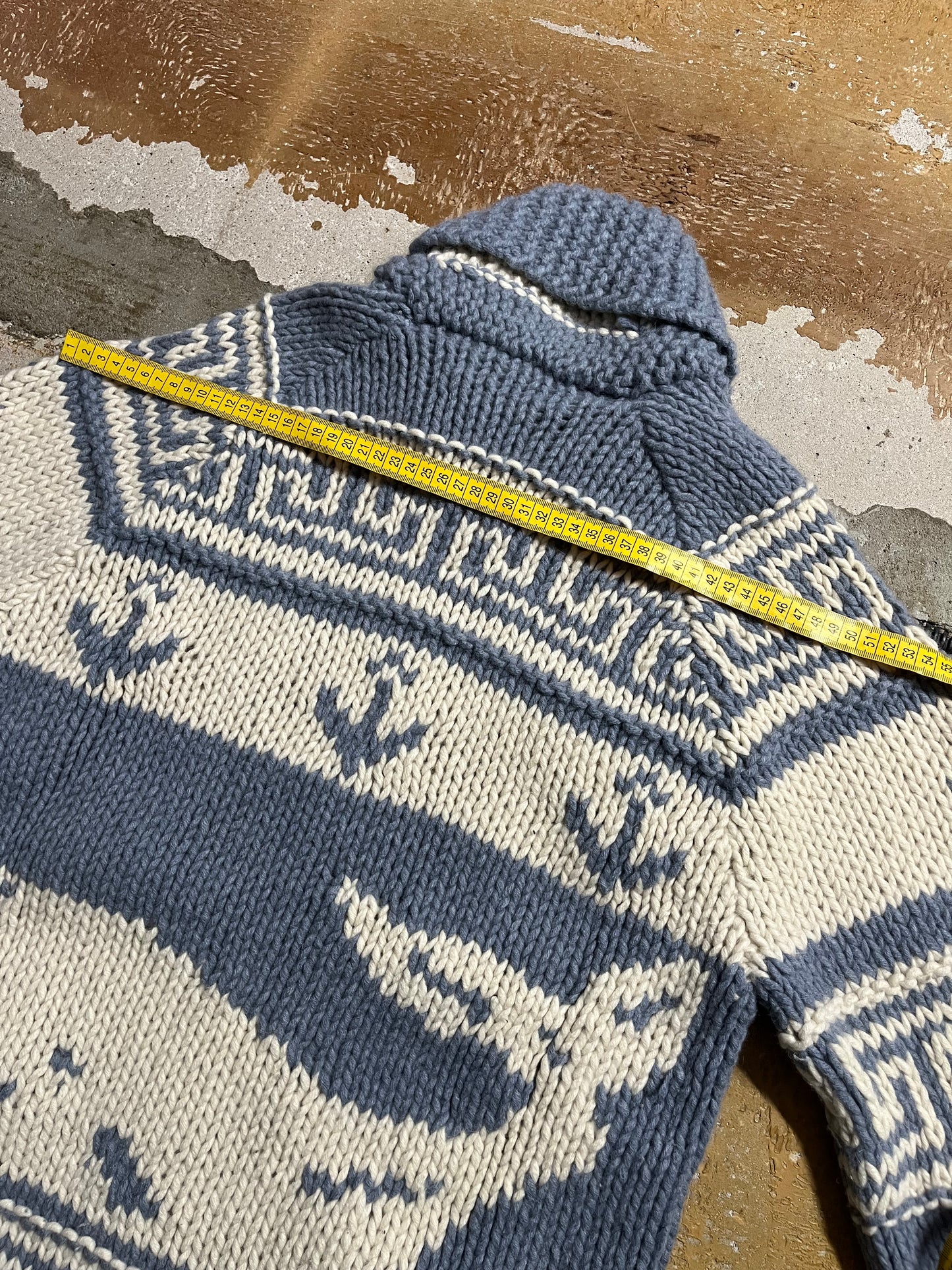 Ralph Lauren Double RL whale Hand Knit sweater - S