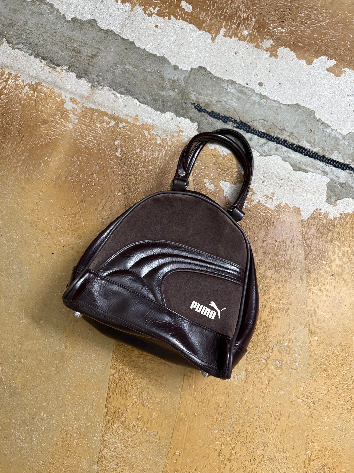 Puma vintage brown handbag
