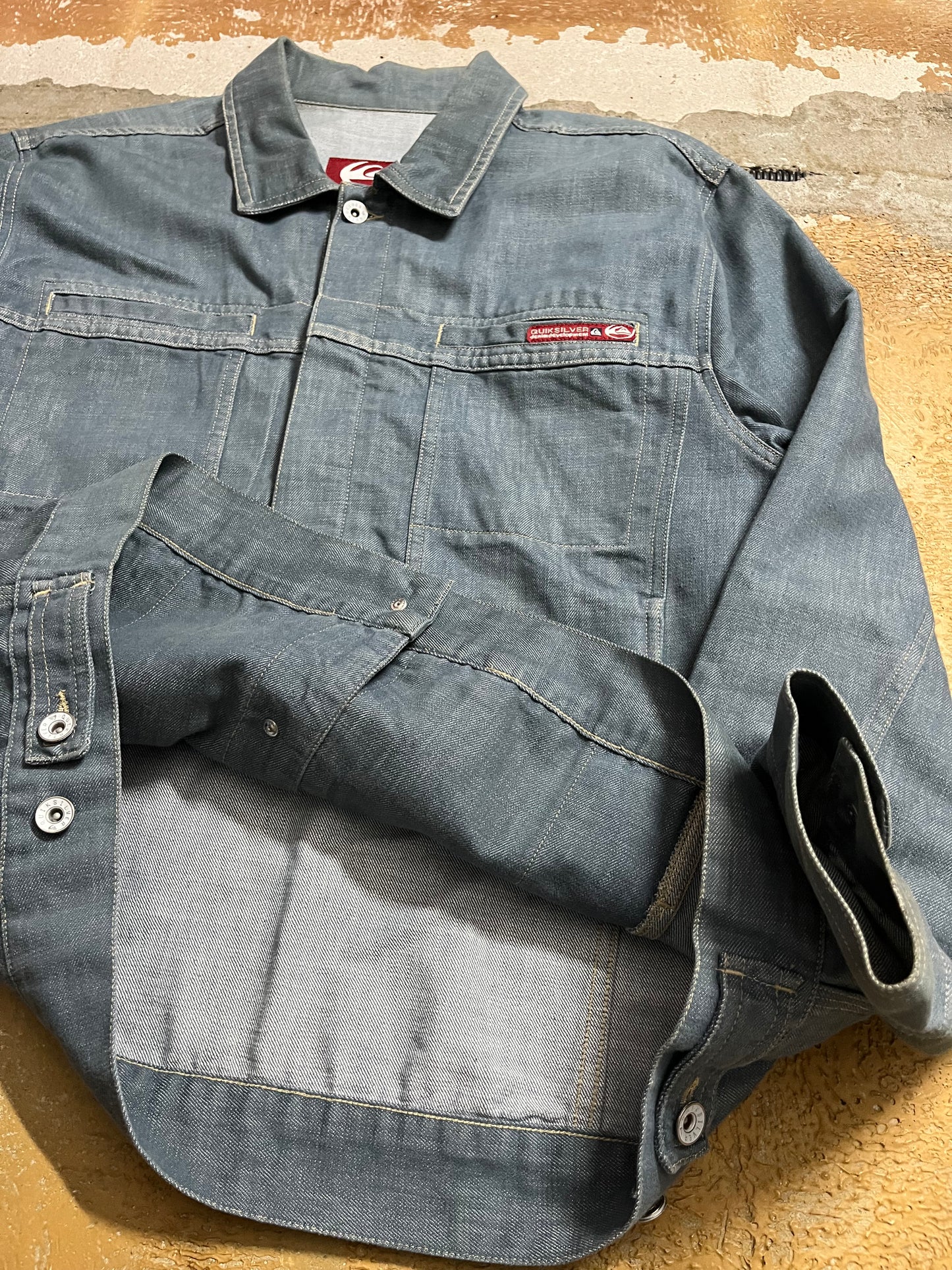 Vintage Quiksilver denim jacket - XL
