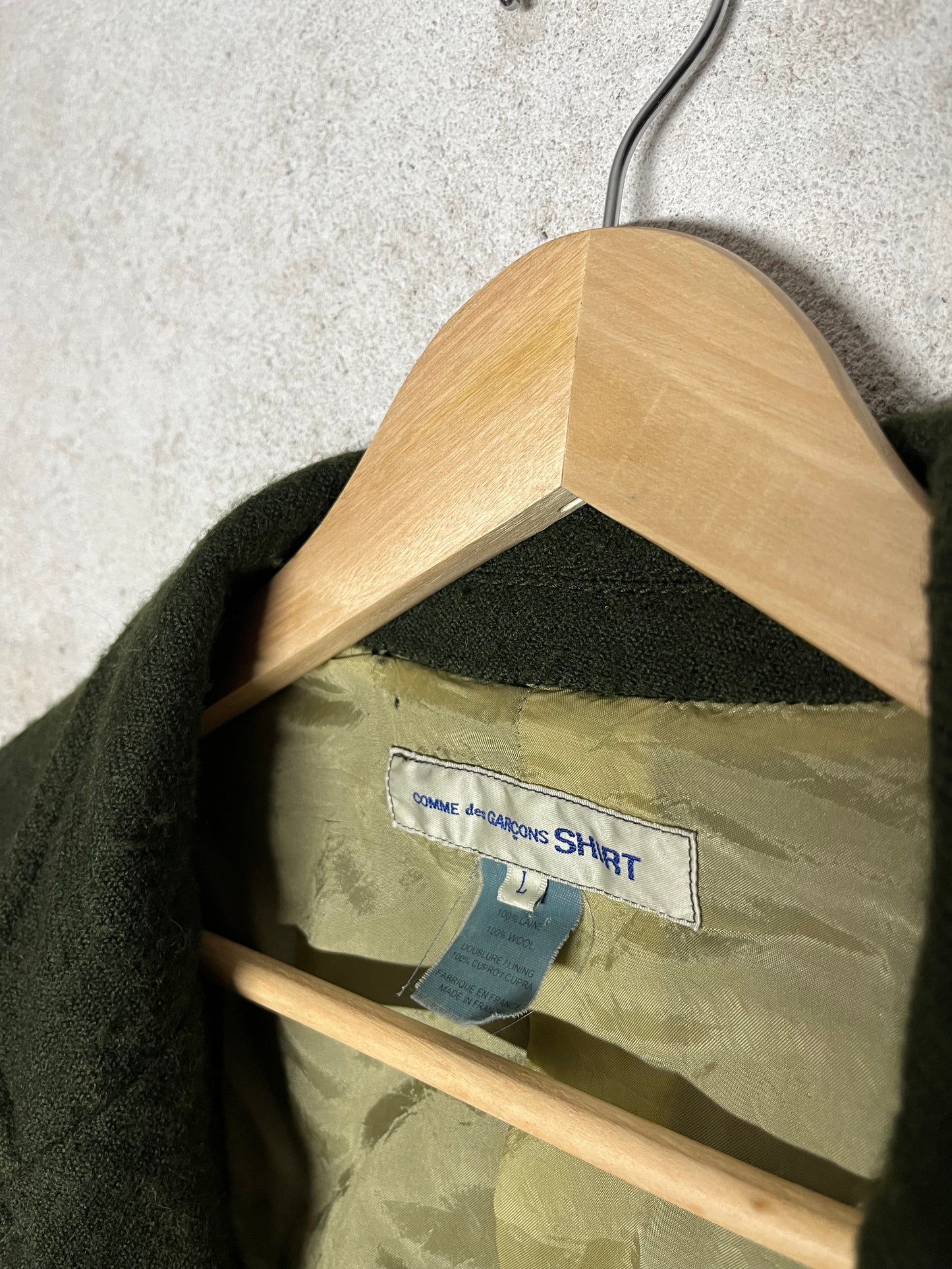 Junya Watanabe Comme des Garcons 100% wool blazer jacket - L