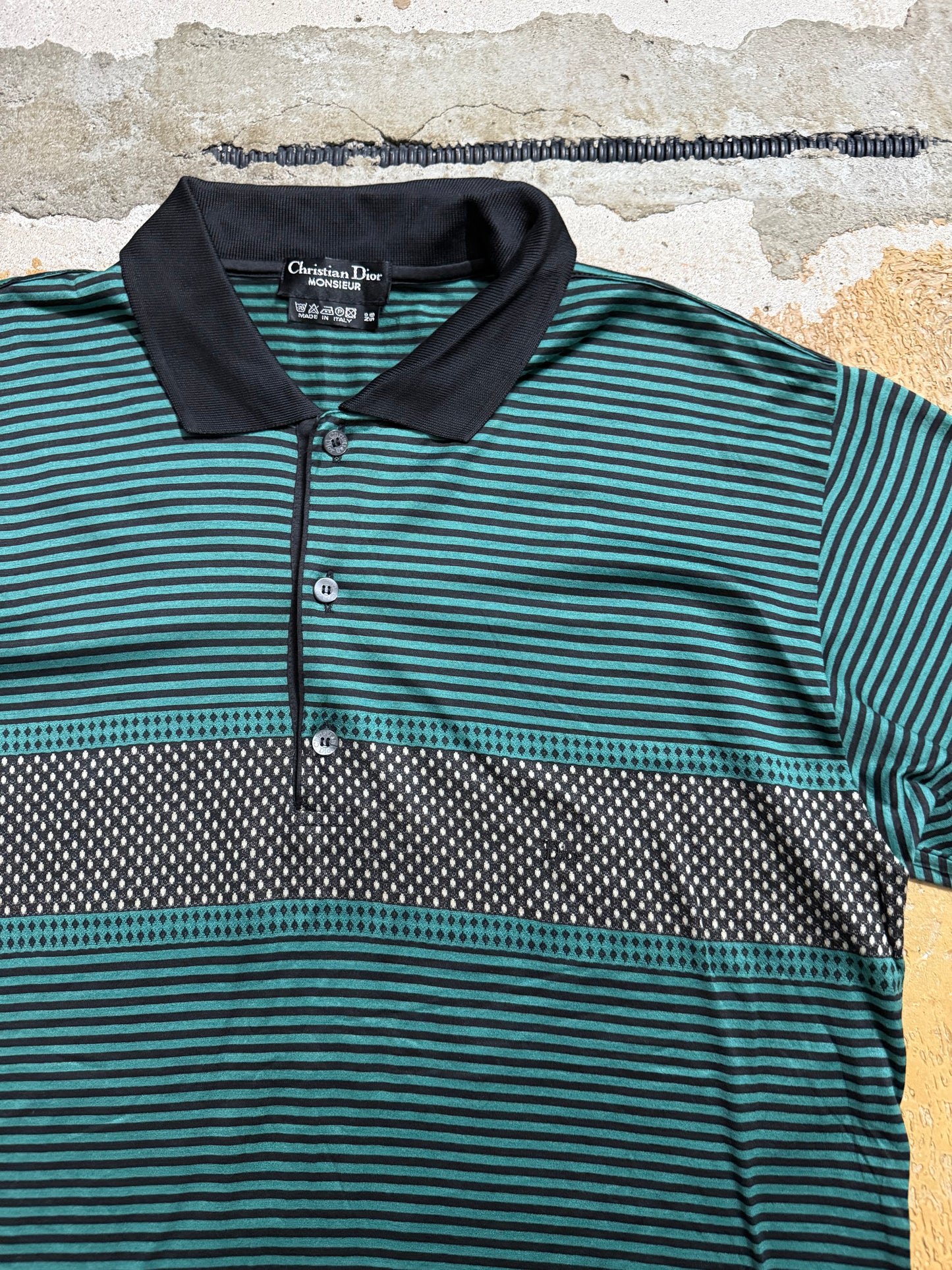 Christian Dior 70s polo shirt - M