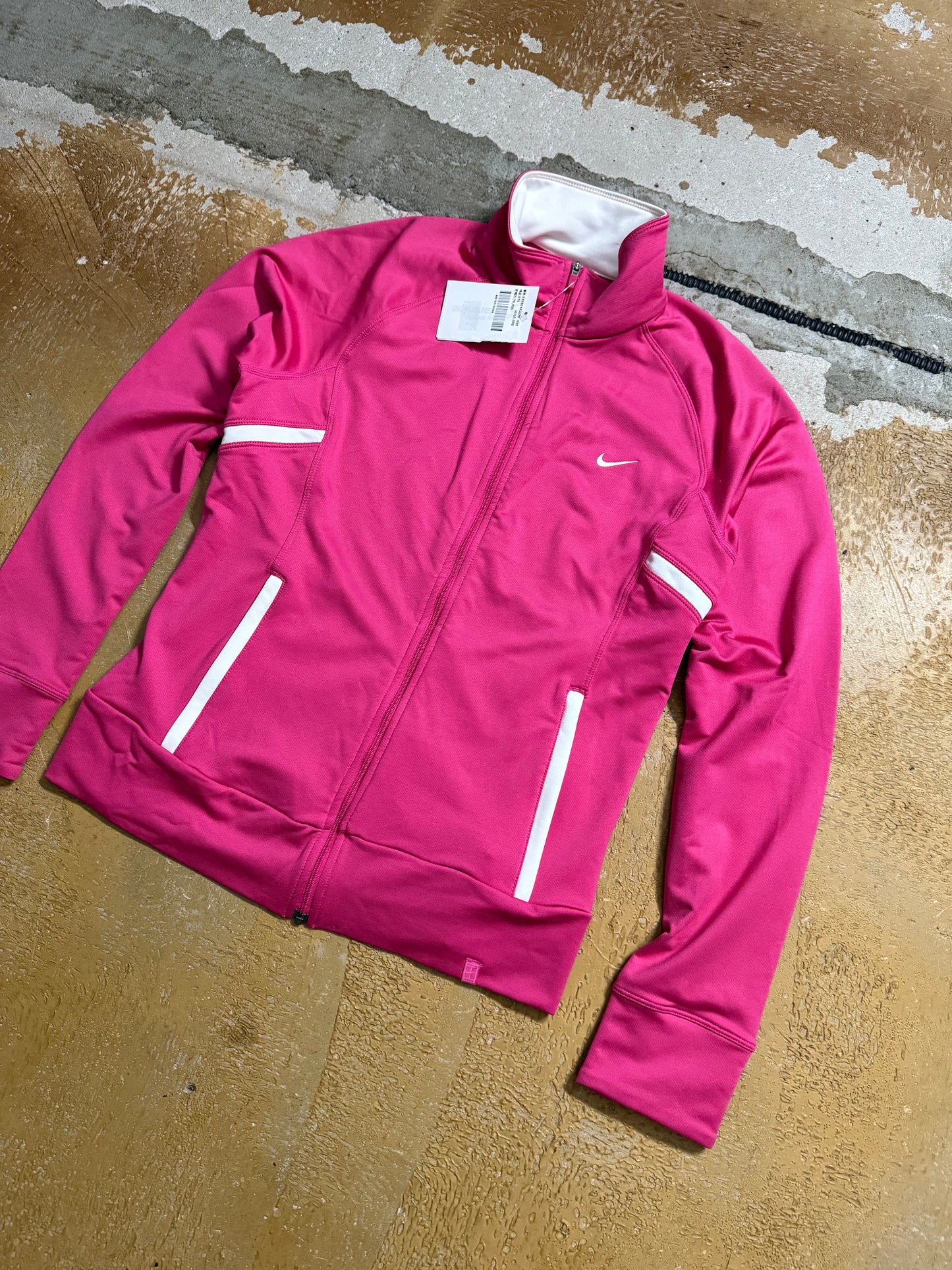 Vintage deadstock pink Nike zip-up sweater - XS