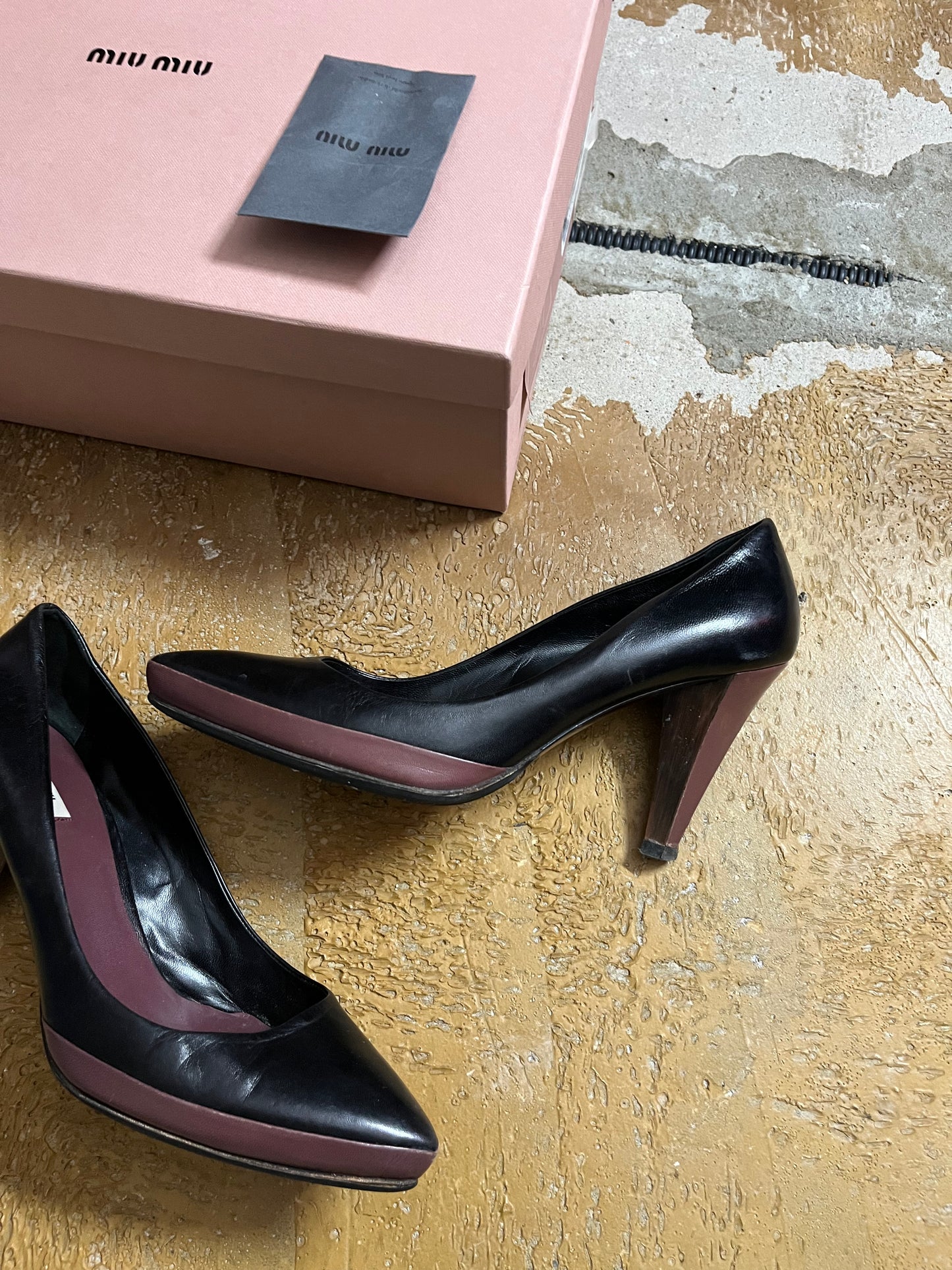 Miu Miu leather heels - 37,5