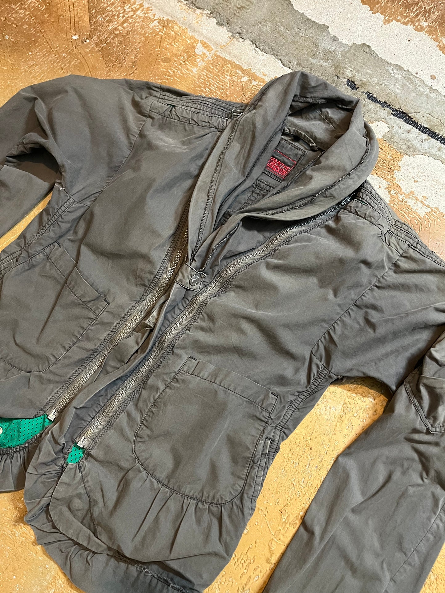 Marithe Francois Girbaud butterfly hidden pocket jacket - M