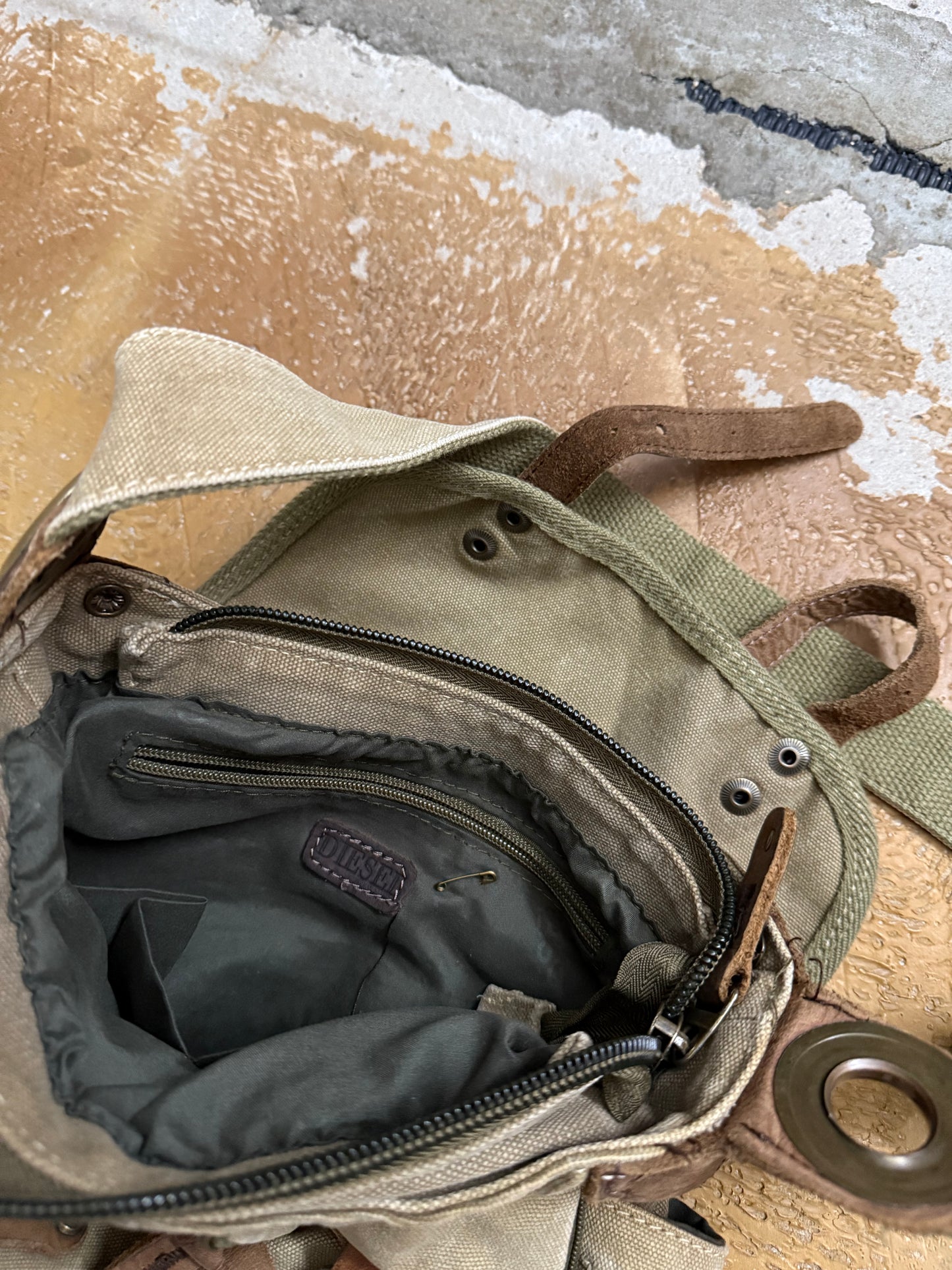 Diesel vintage utility bag
