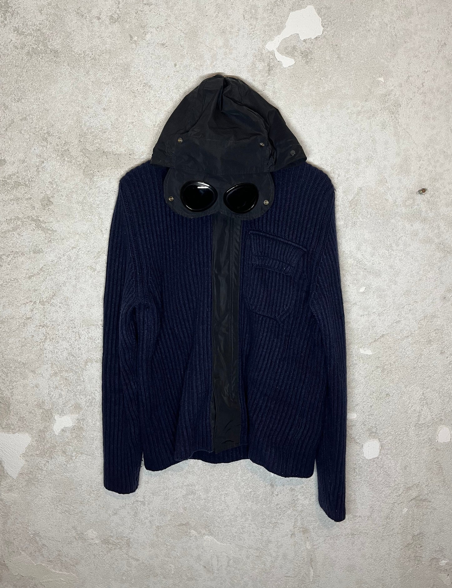 CP Company knitted goggle jacket - M