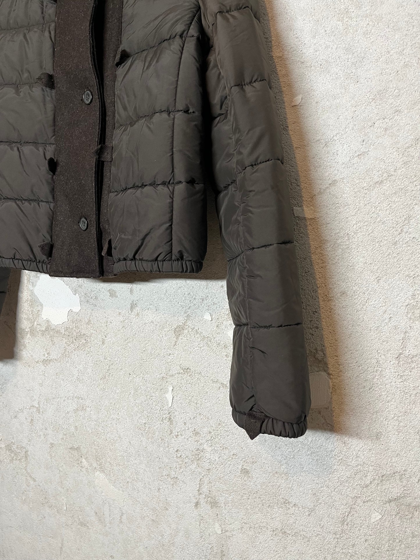 Miu Miu brown puffer jacket - S