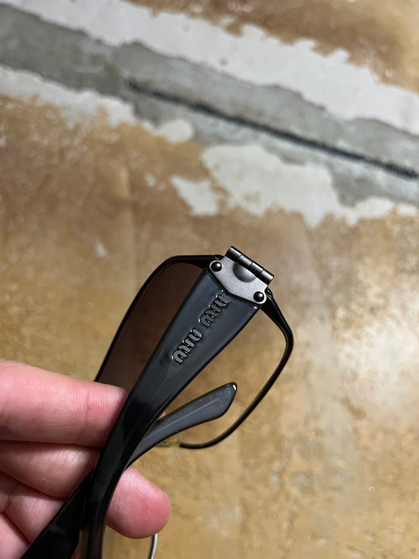 Miu Miu vintage shield sunglasses + box