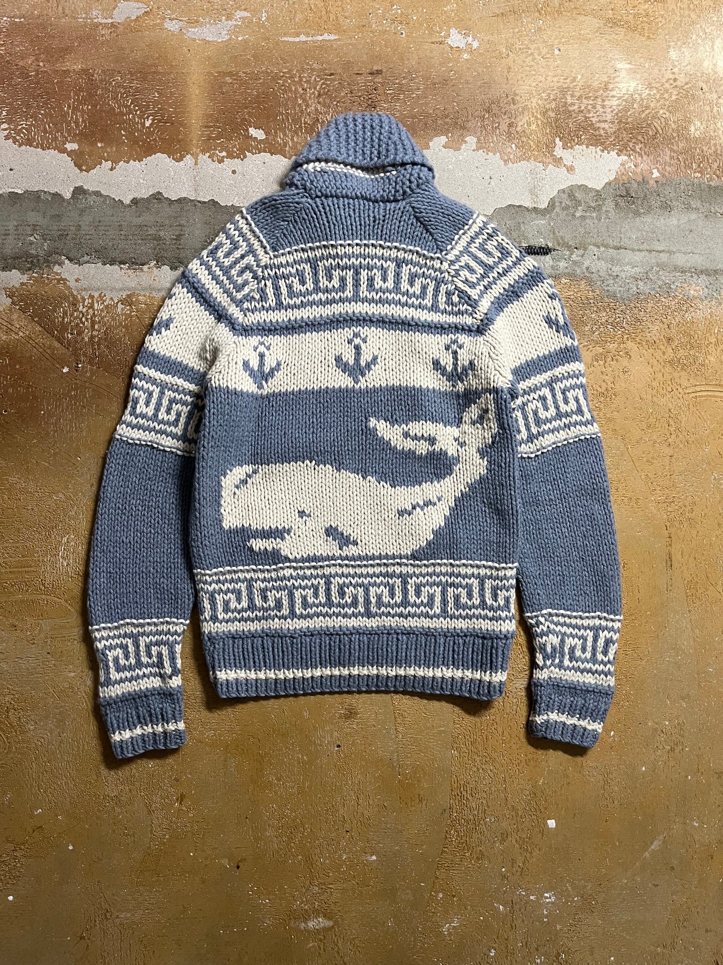 Ralph Lauren Double RL whale Hand Knit sweater - S