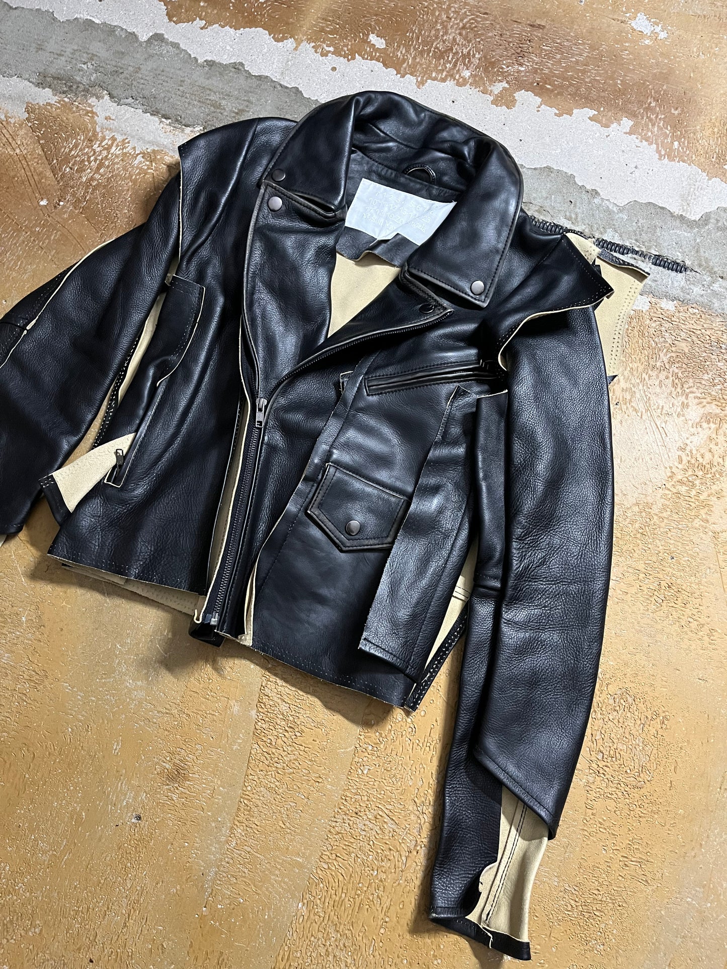H&M maison margiela deconstructed jacket - S