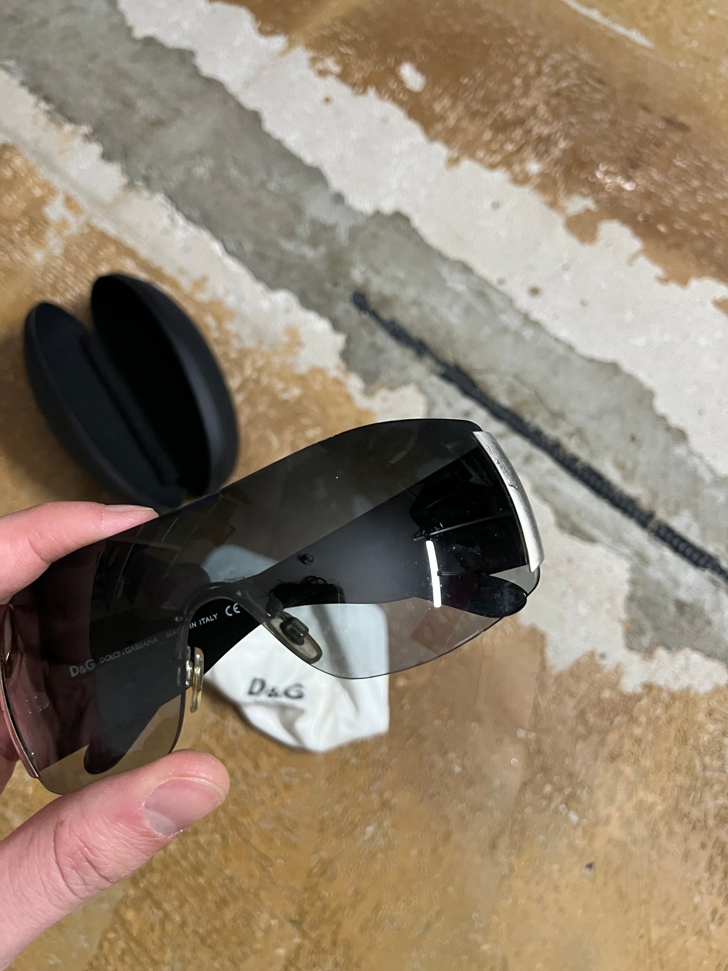 Dolce & Gabbana vintage shield sunglasses