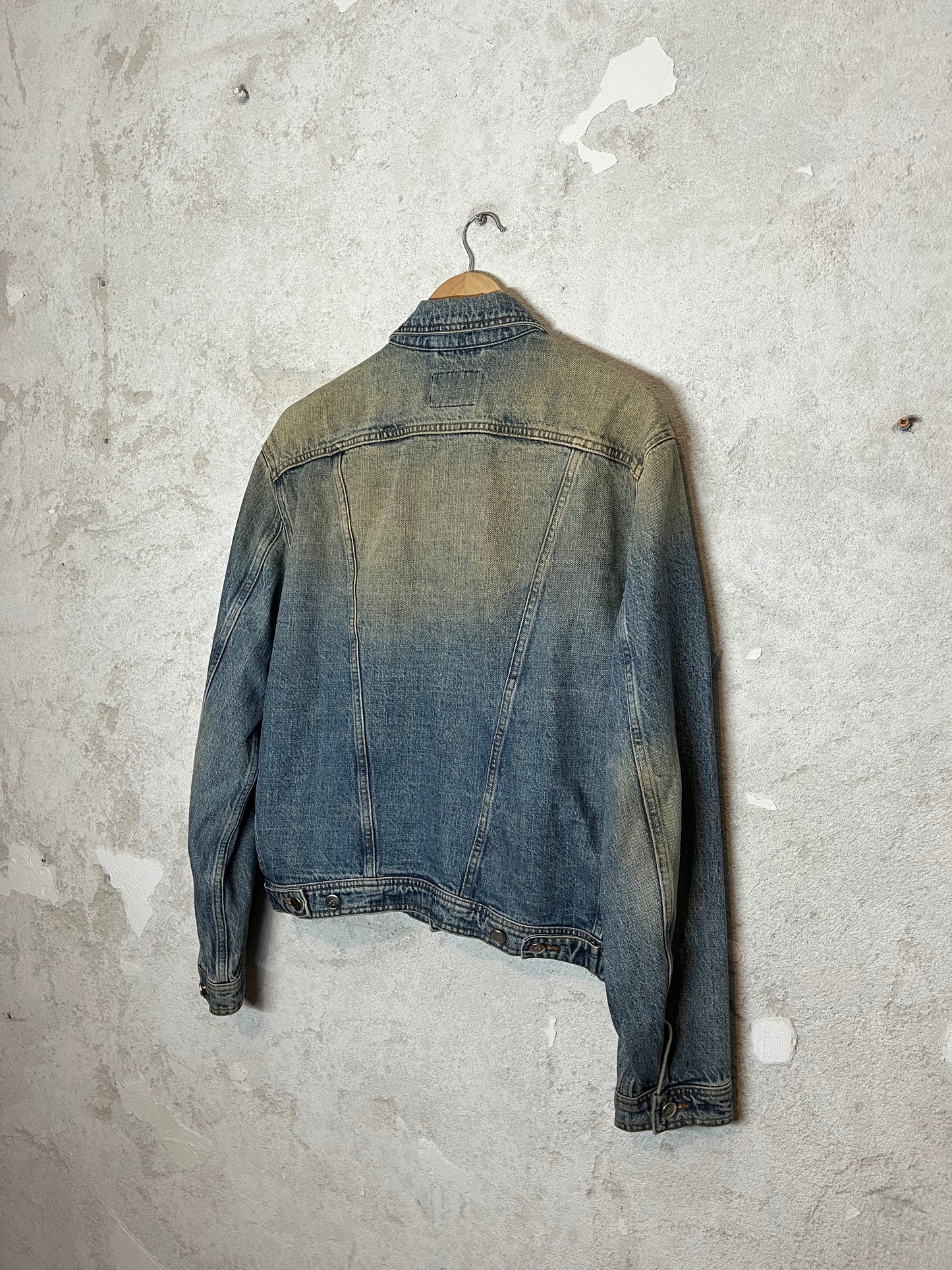 Walter van Beirendonck W< lightning mud denim jacket - S/M