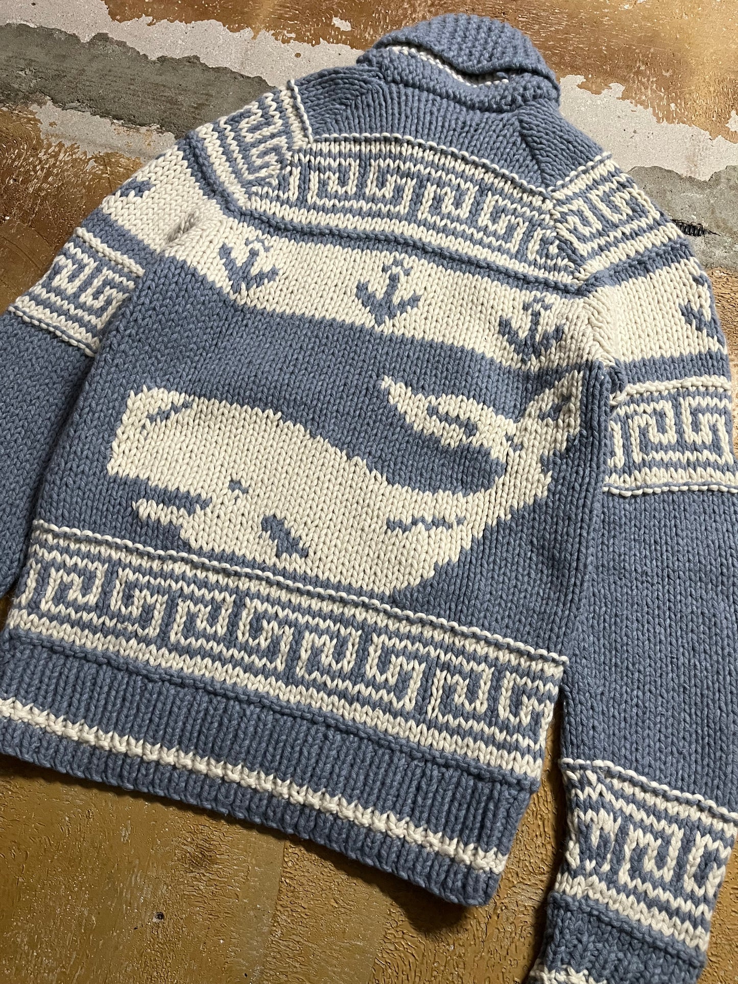 Ralph Lauren Double RL whale Hand Knit sweater - S