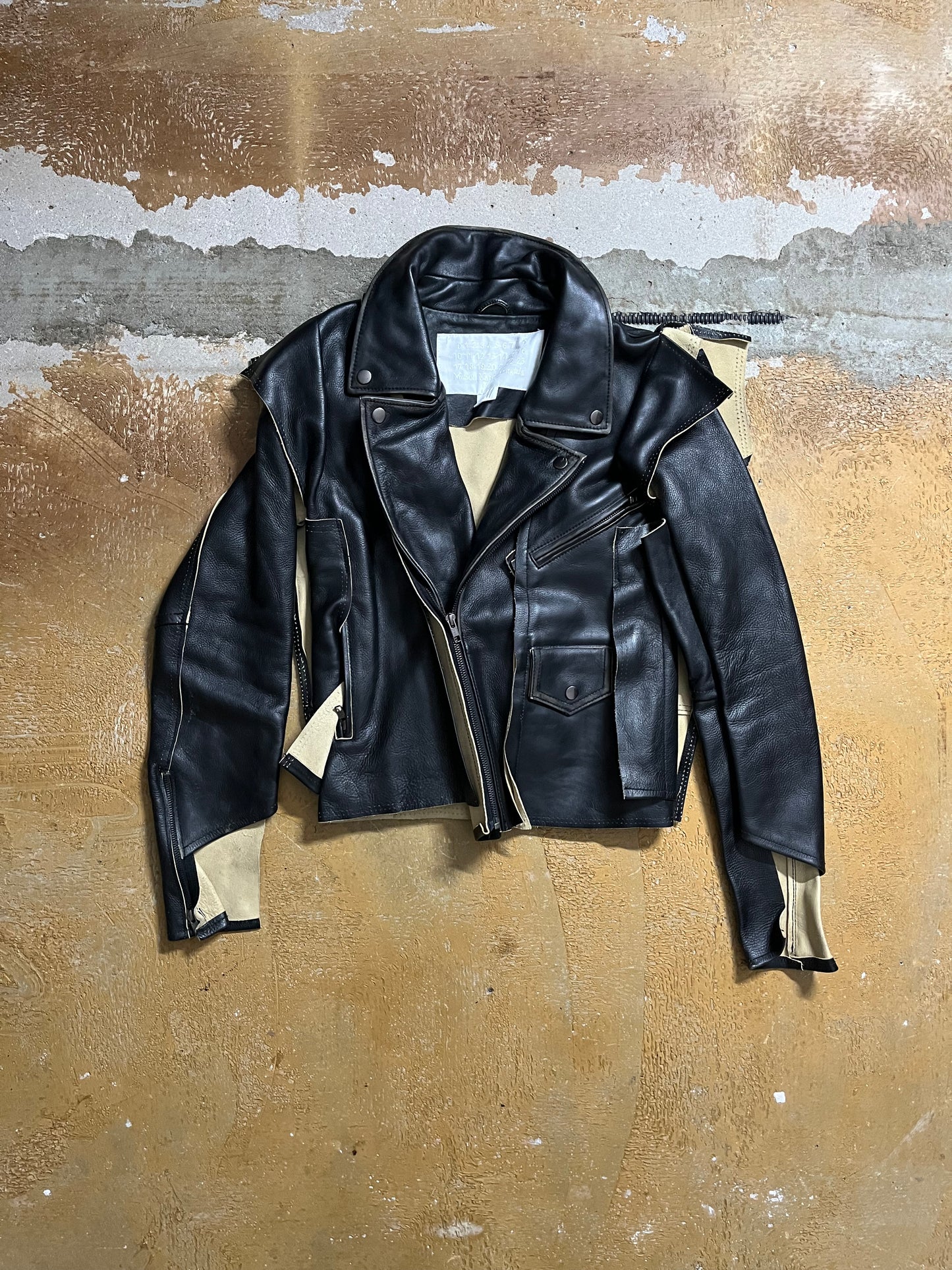 H&M maison margiela deconstructed jacket - S