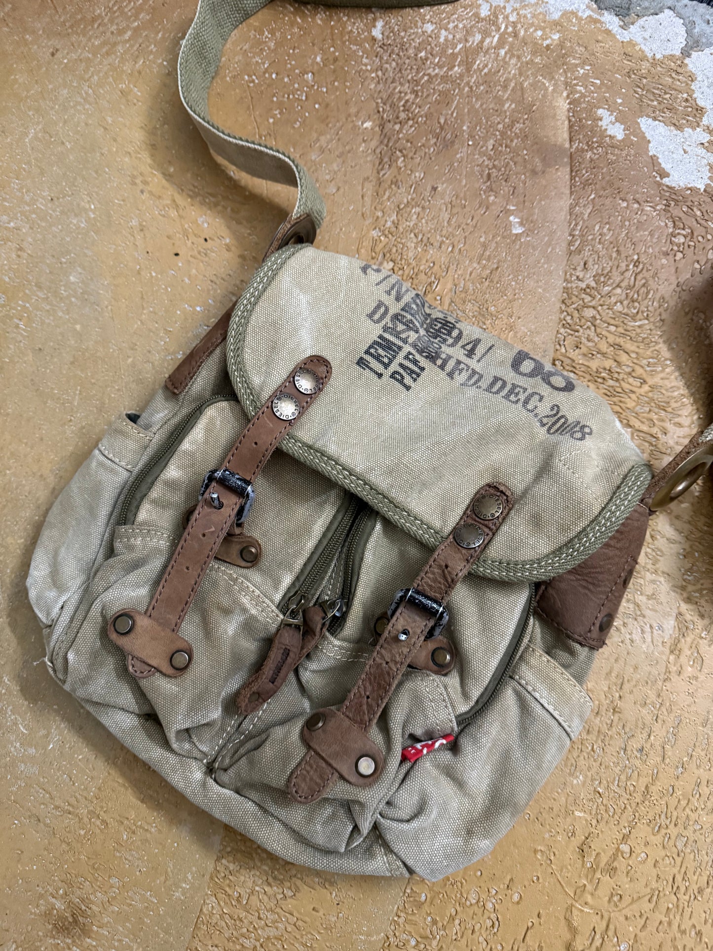 Diesel vintage utility bag