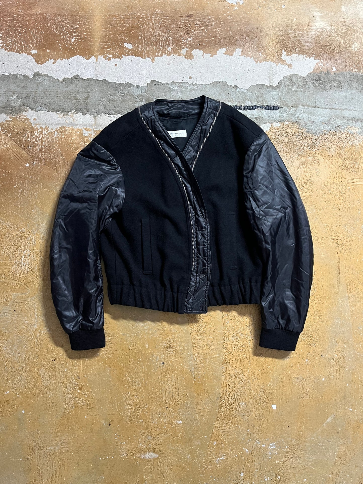 Dries van Noten vintage FW2007 gimp fill zip gimp bomber jacket - S