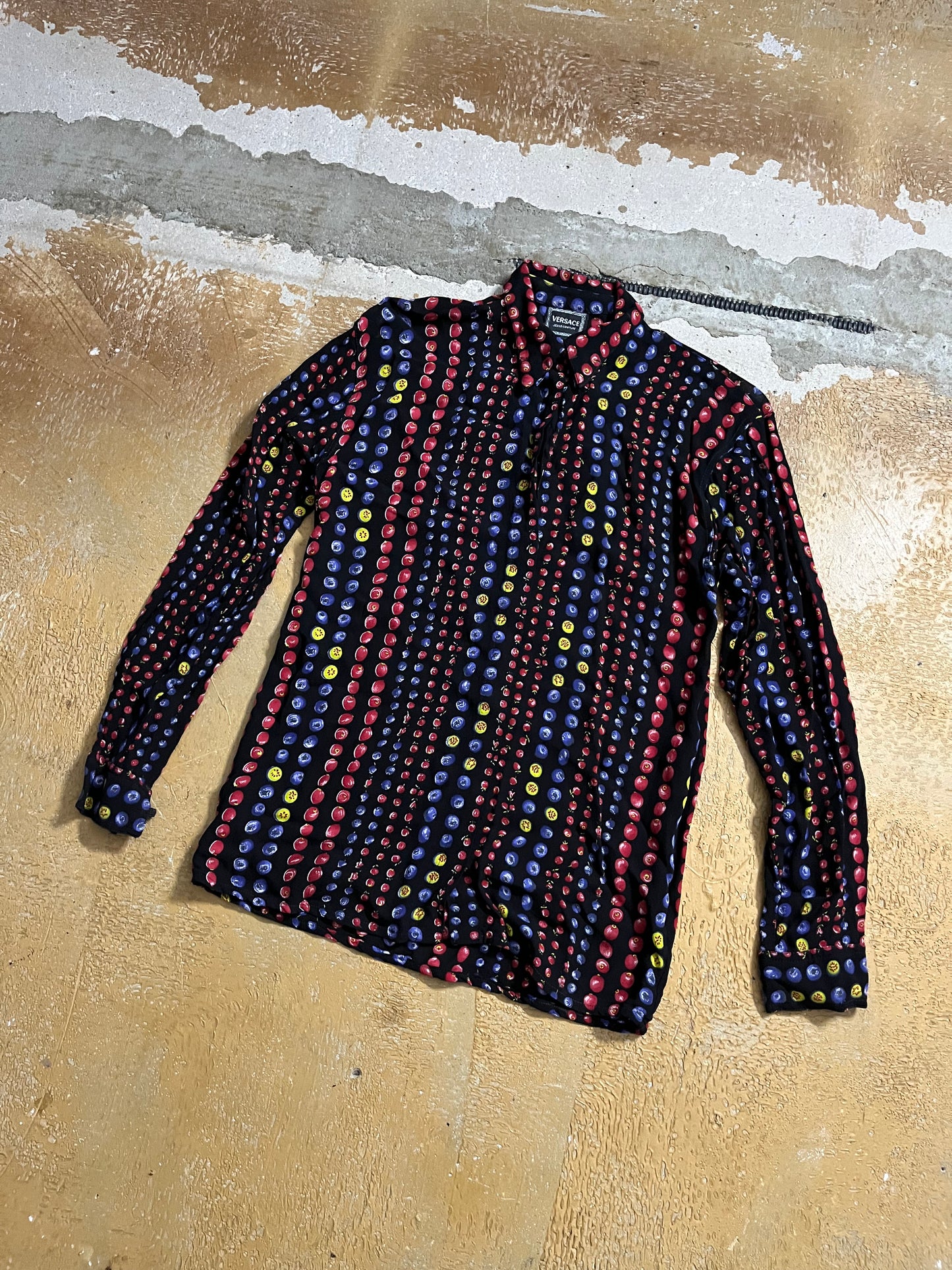 Versace vintage rare fruit shirt - S