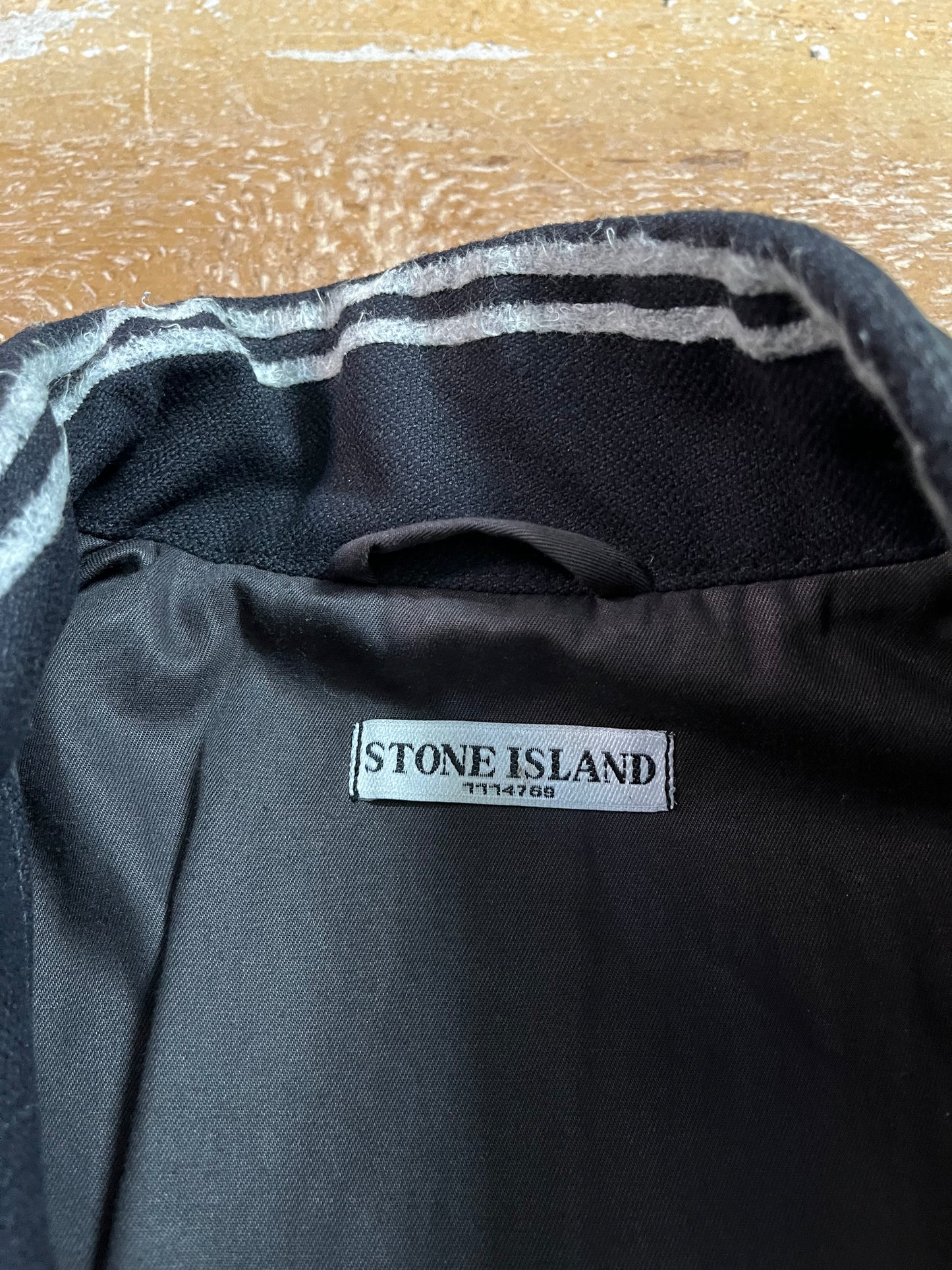 Vintage AW2007 Stone Island leather jacket - M