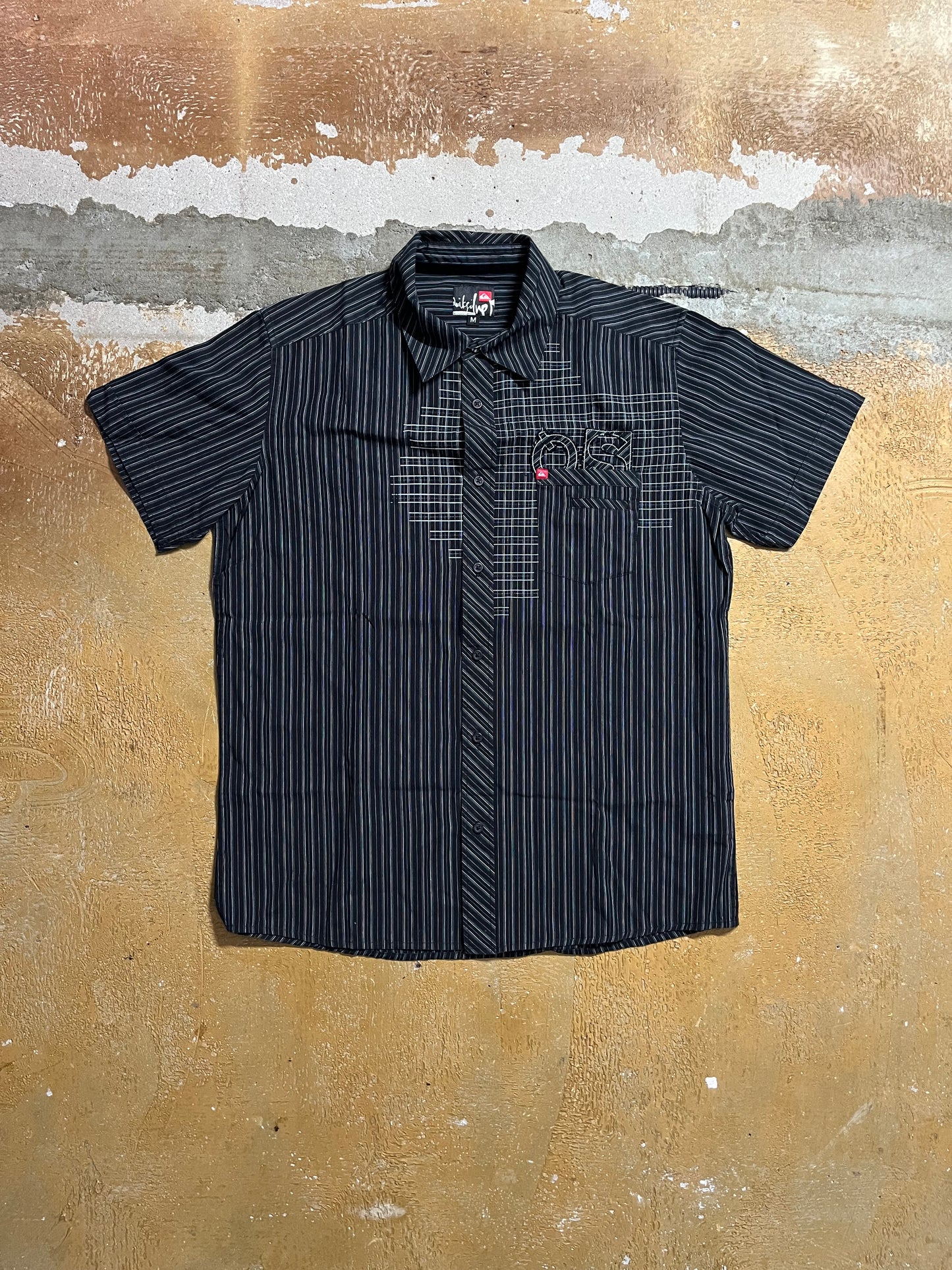 Quiksilver vintage polo tee shirt - M
