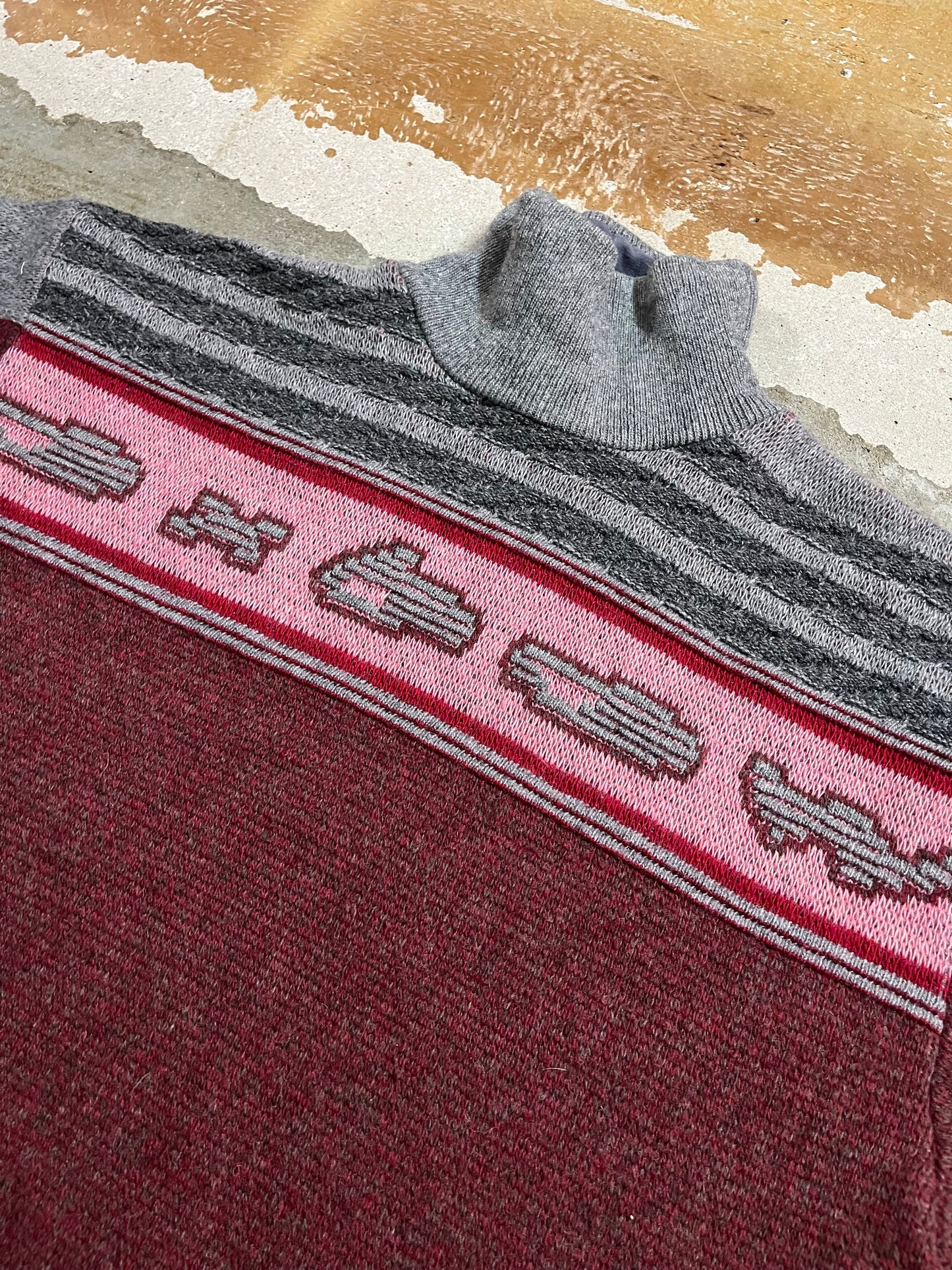 Oxbow vintage ski heavy knit sweater - S