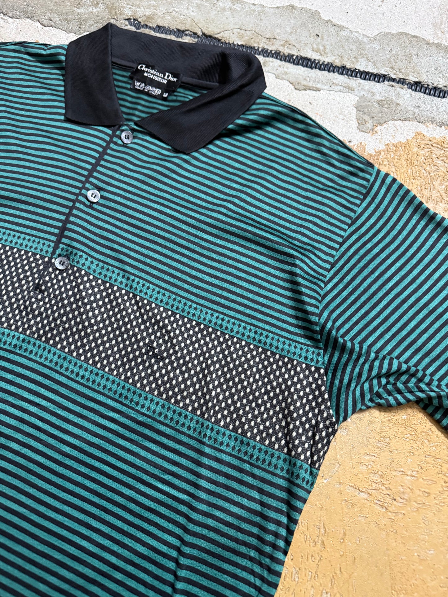 Christian Dior 70s polo shirt - M