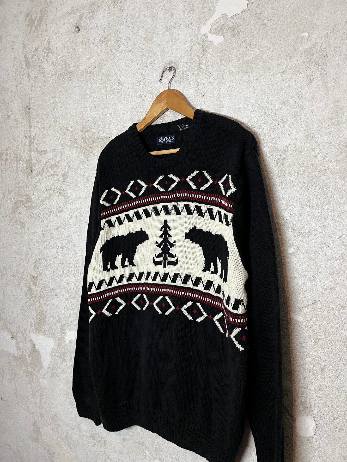 Ralph Lauren Chaps vintage ski sweater - L