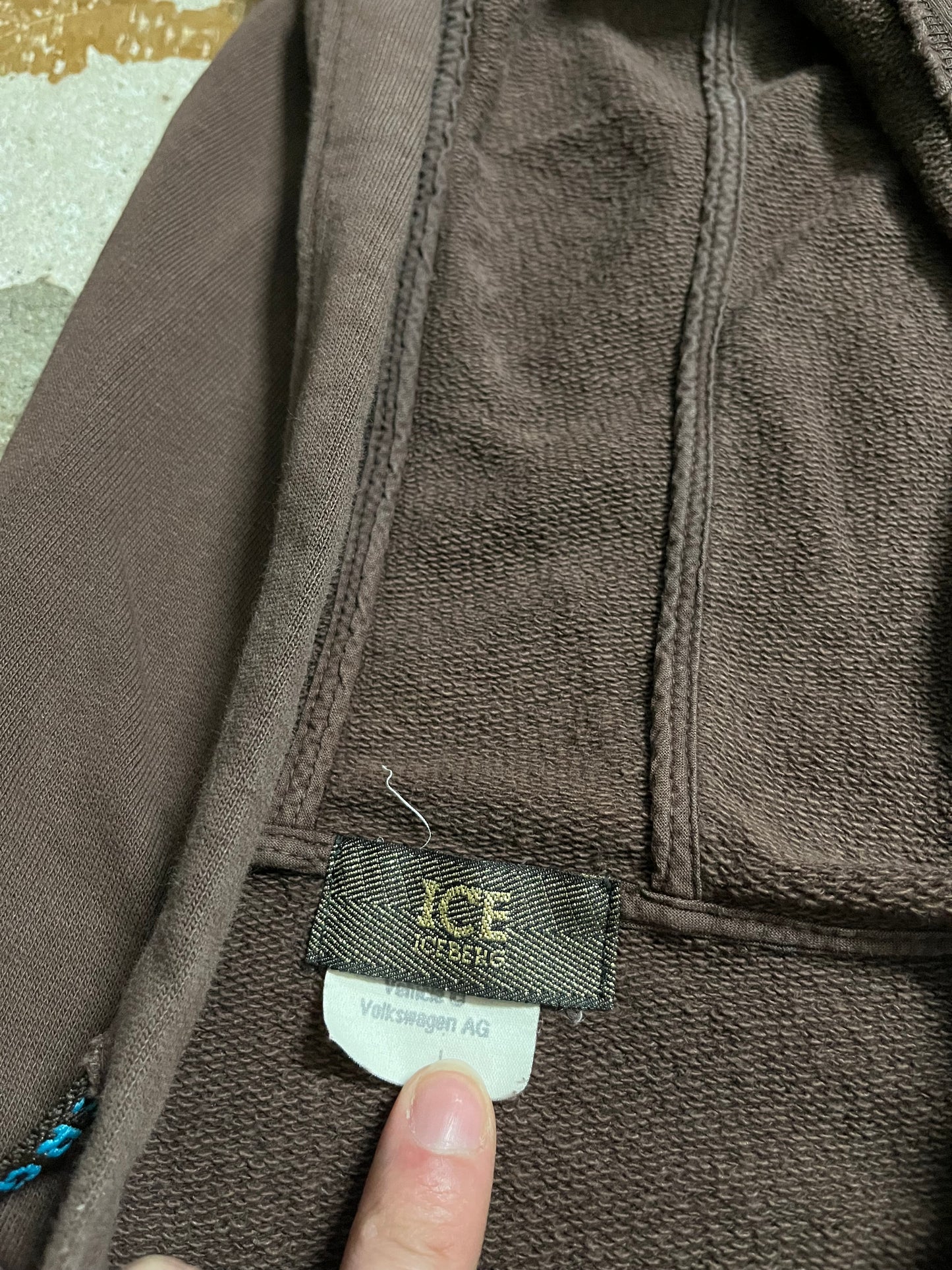 Iceberg Volkswagen hoodie brown zip-up - L