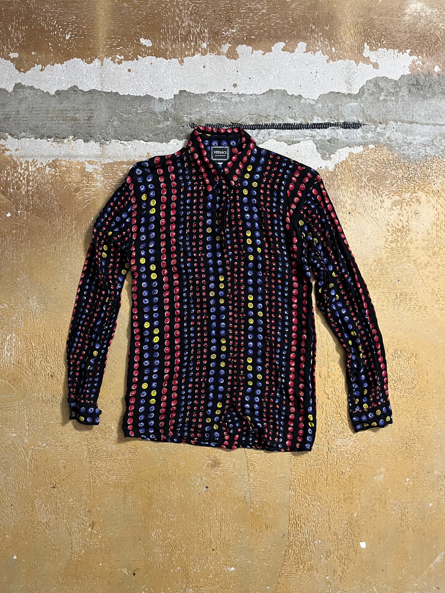 Versace vintage rare fruit shirt - S