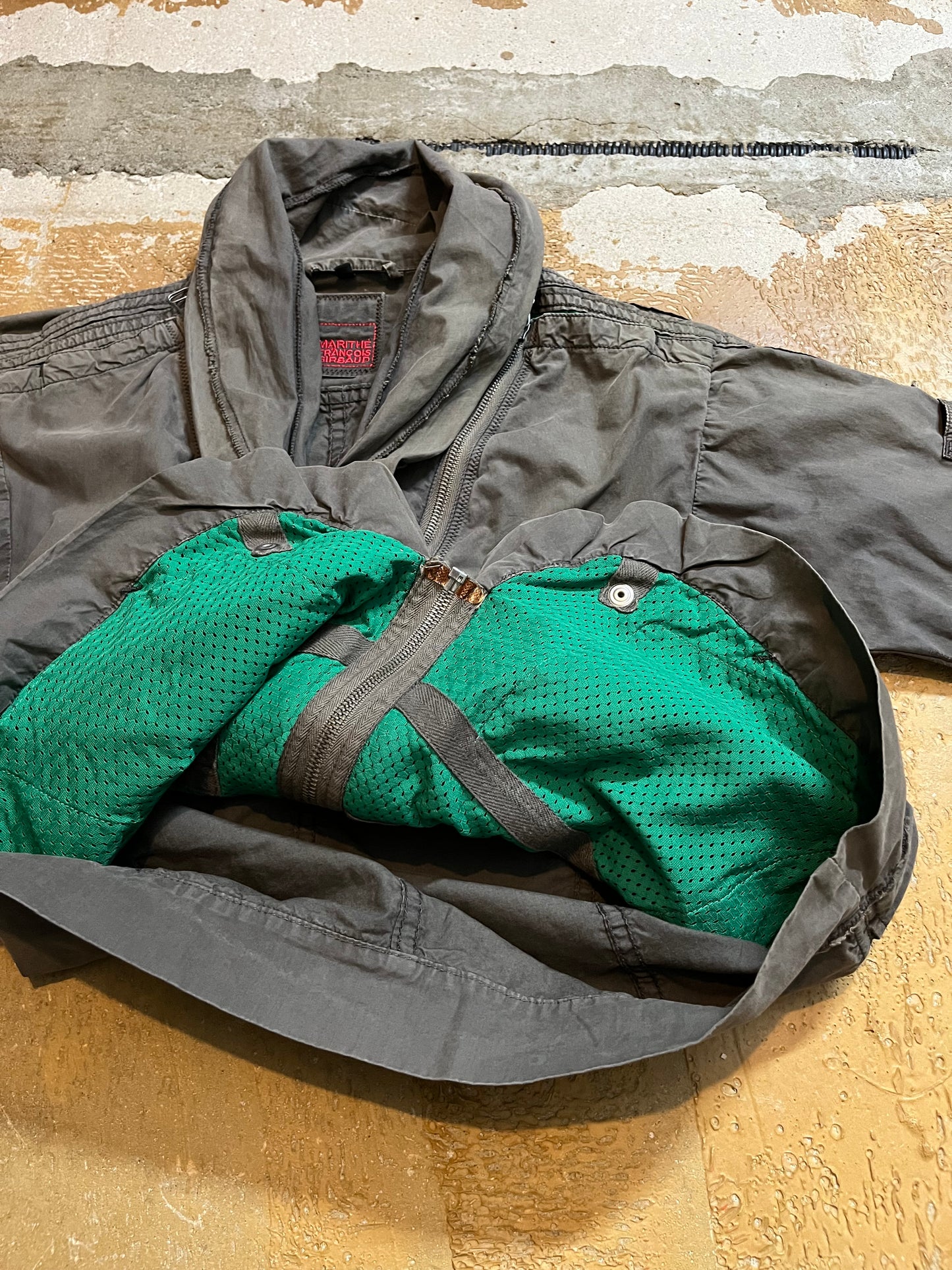 Marithe Francois Girbaud butterfly hidden pocket jacket - M