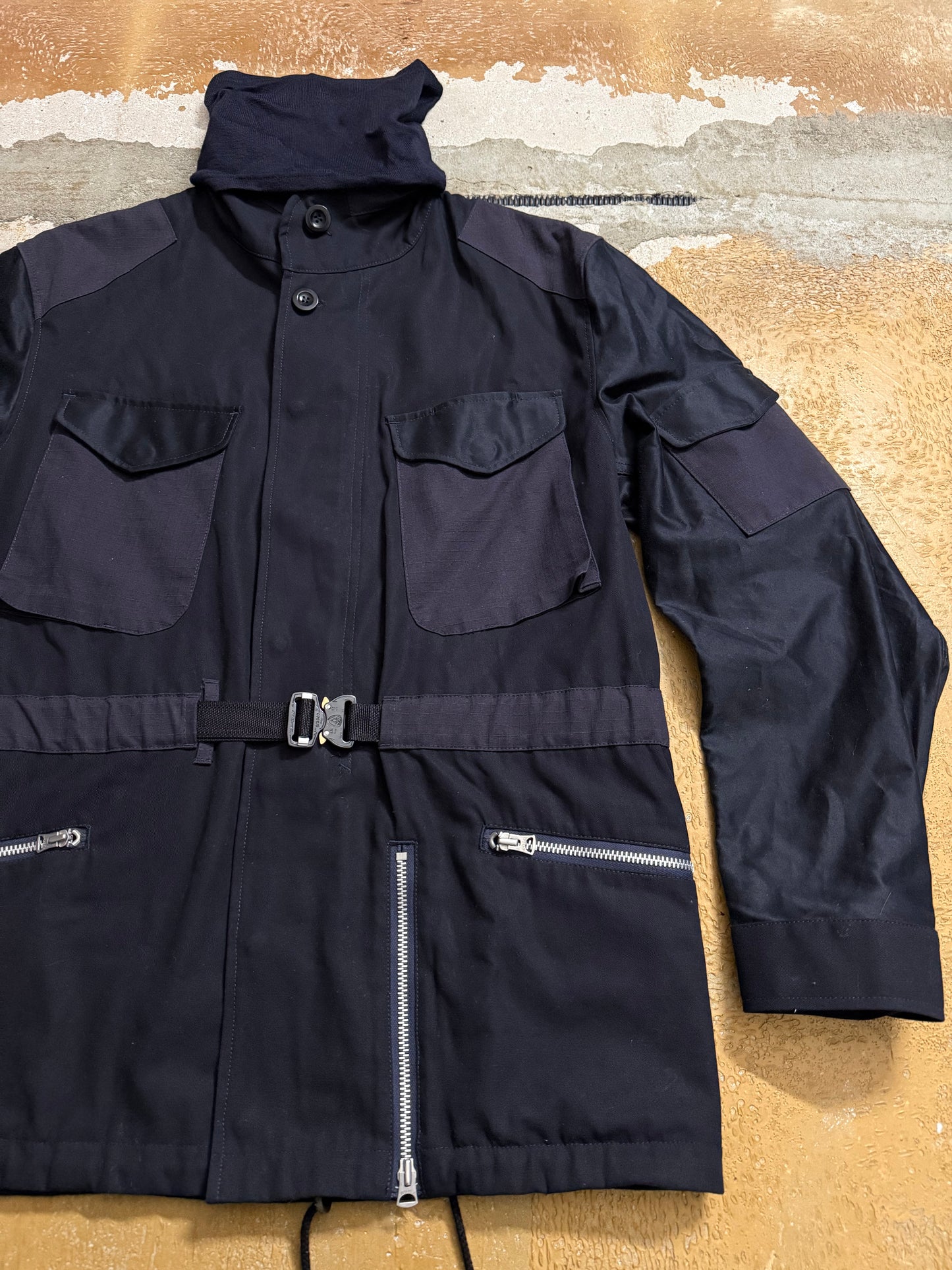 Junya Watanabe military jacket with waist belt - M