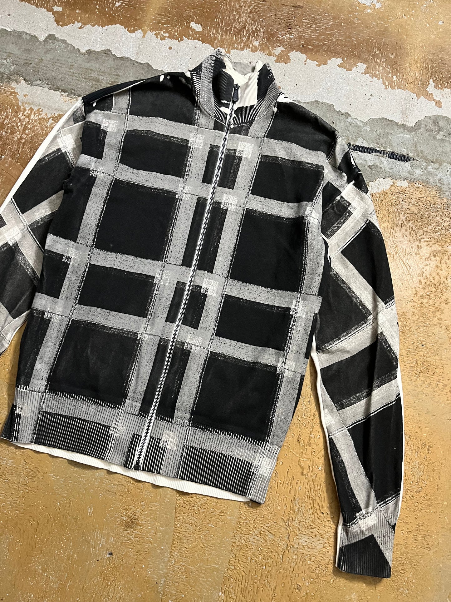 Bottega Veneta ‘22 sample knit zip up sweater - S