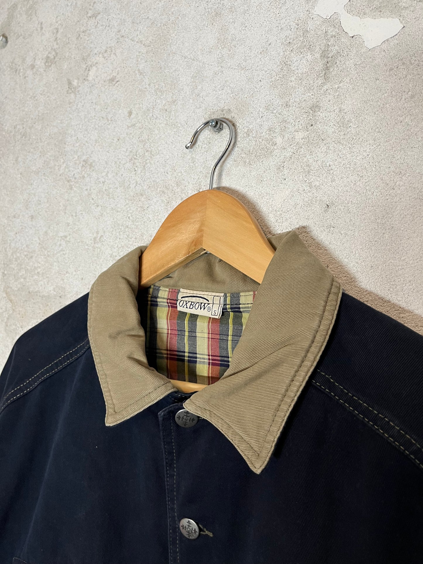 Oxbow vintage retro 2000s 90s y2k worker canvas jacket - S