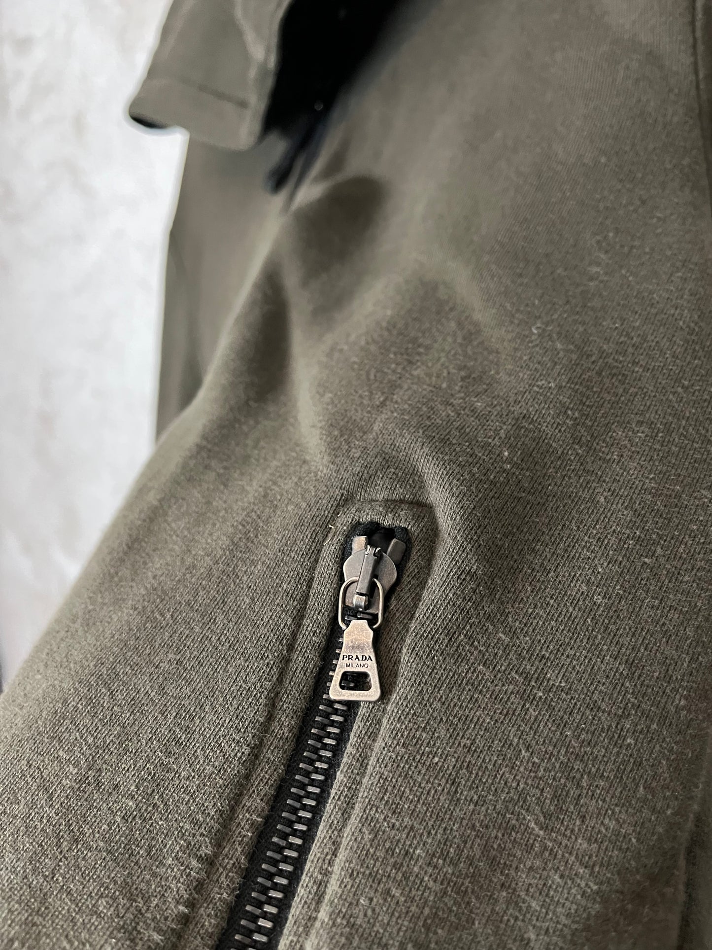 Prada vintage reversible retro designer 2000s jacket zip-up - M