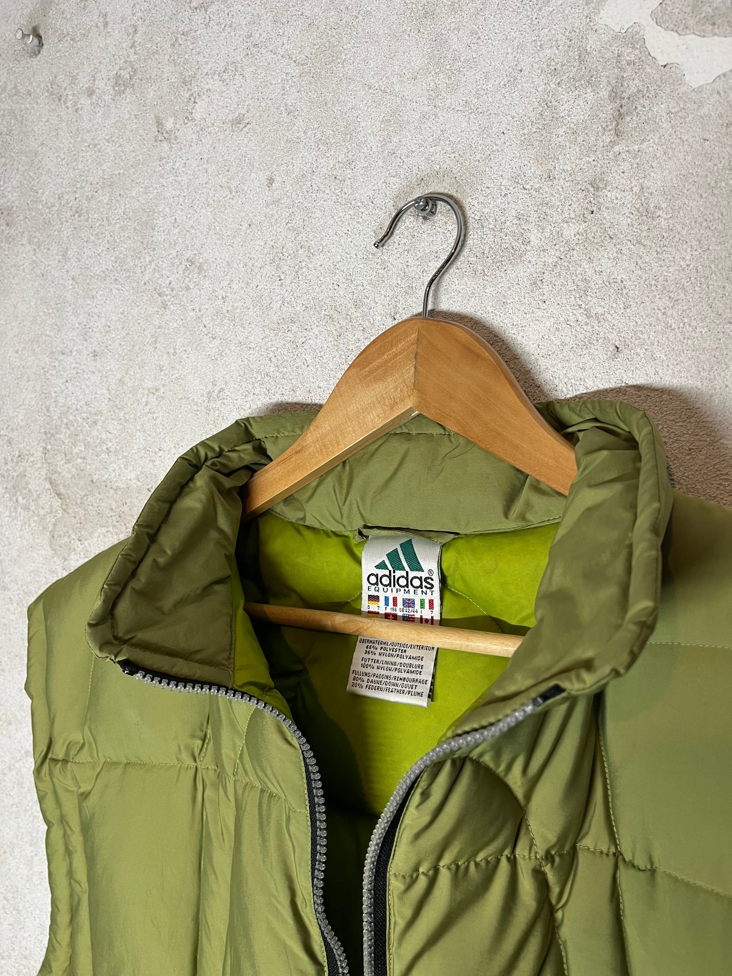 Adidas Equipment vintage puffer bodywarmer - L