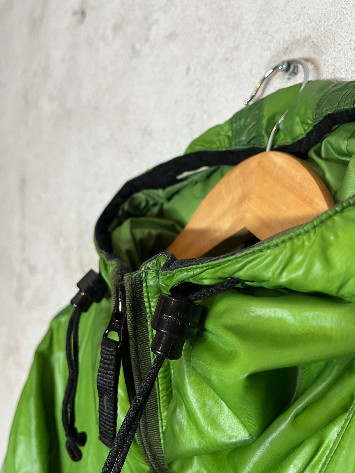 Stone Island 2007 mesh badge puffer down jacket - S