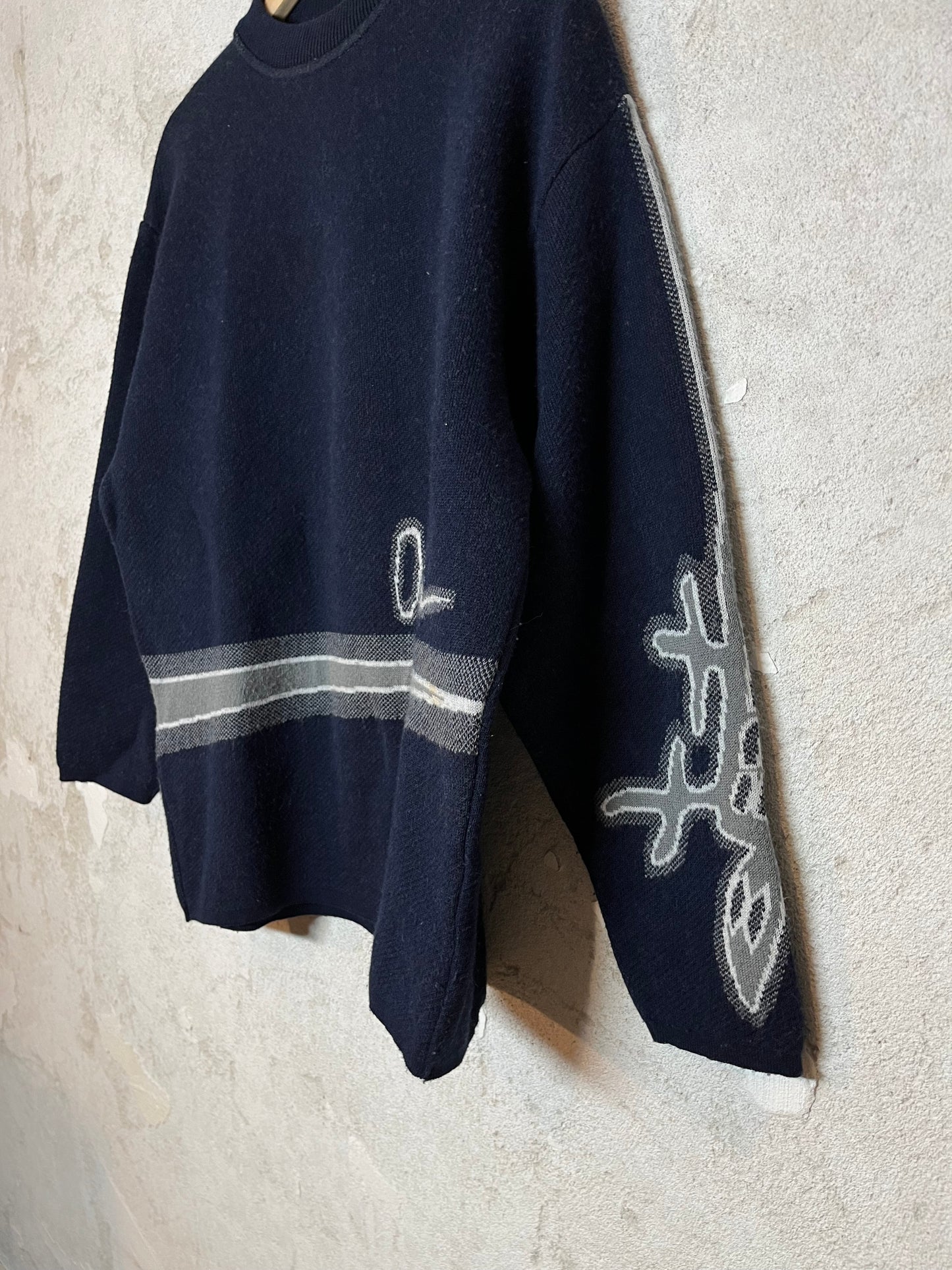Oxbow vintage 90s heavy knit ski winter sweater - M