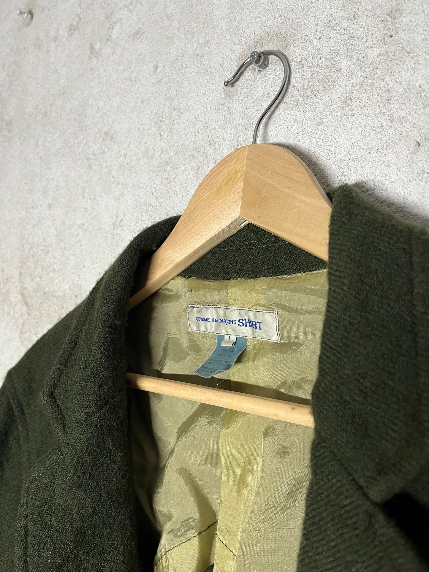 Junya Watanabe Comme des Garcons 100% wool blazer jacket - L